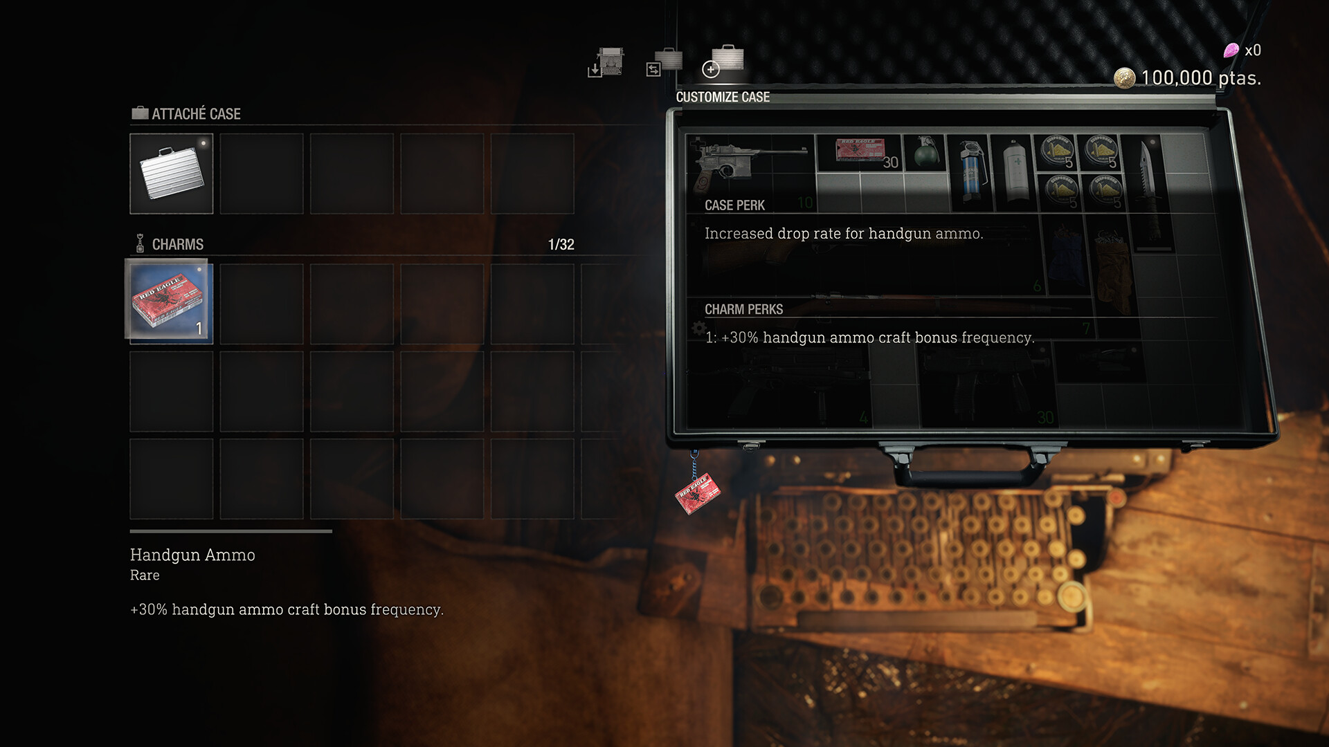 Resident Evil 4 Charm: 'Handgun Ammo' screenshot 1