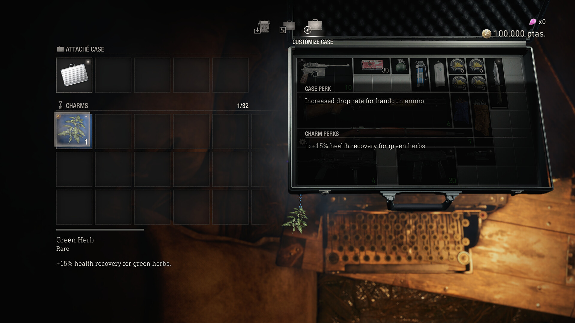Resident Evil 4 Charm: 'Green Herb' screenshot 1