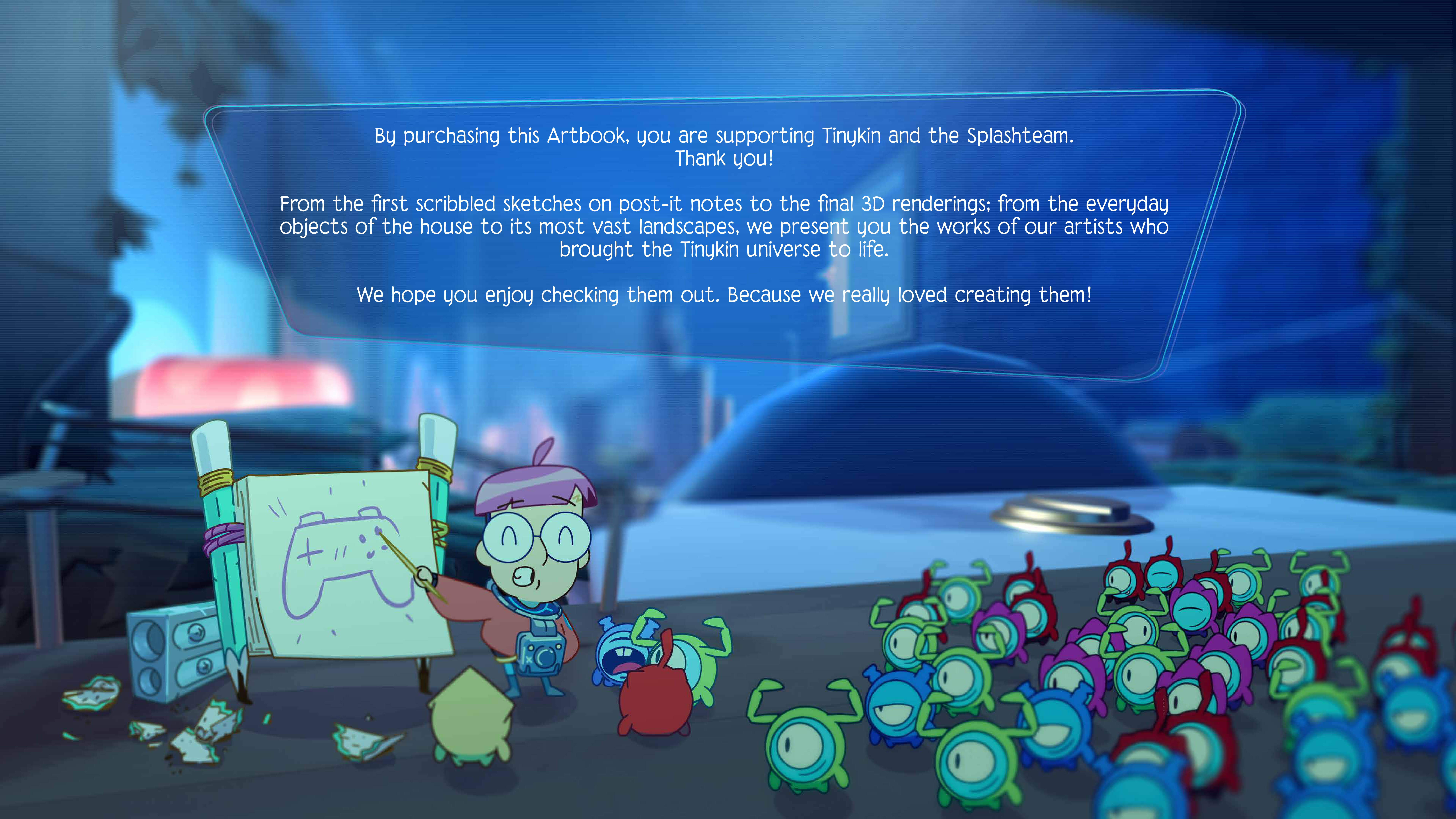 Tinykin Artbook screenshot 2
