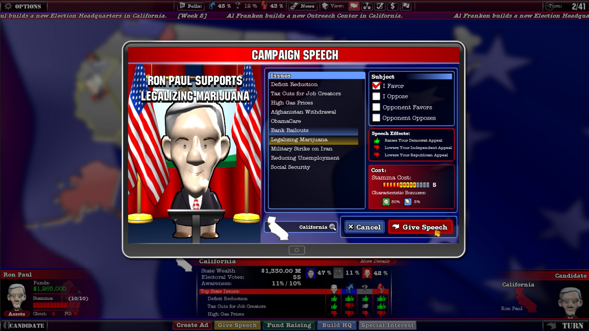 The Political Machine screenshot 7