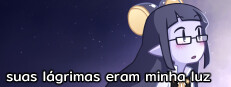 suas lágrimas eram minha luz