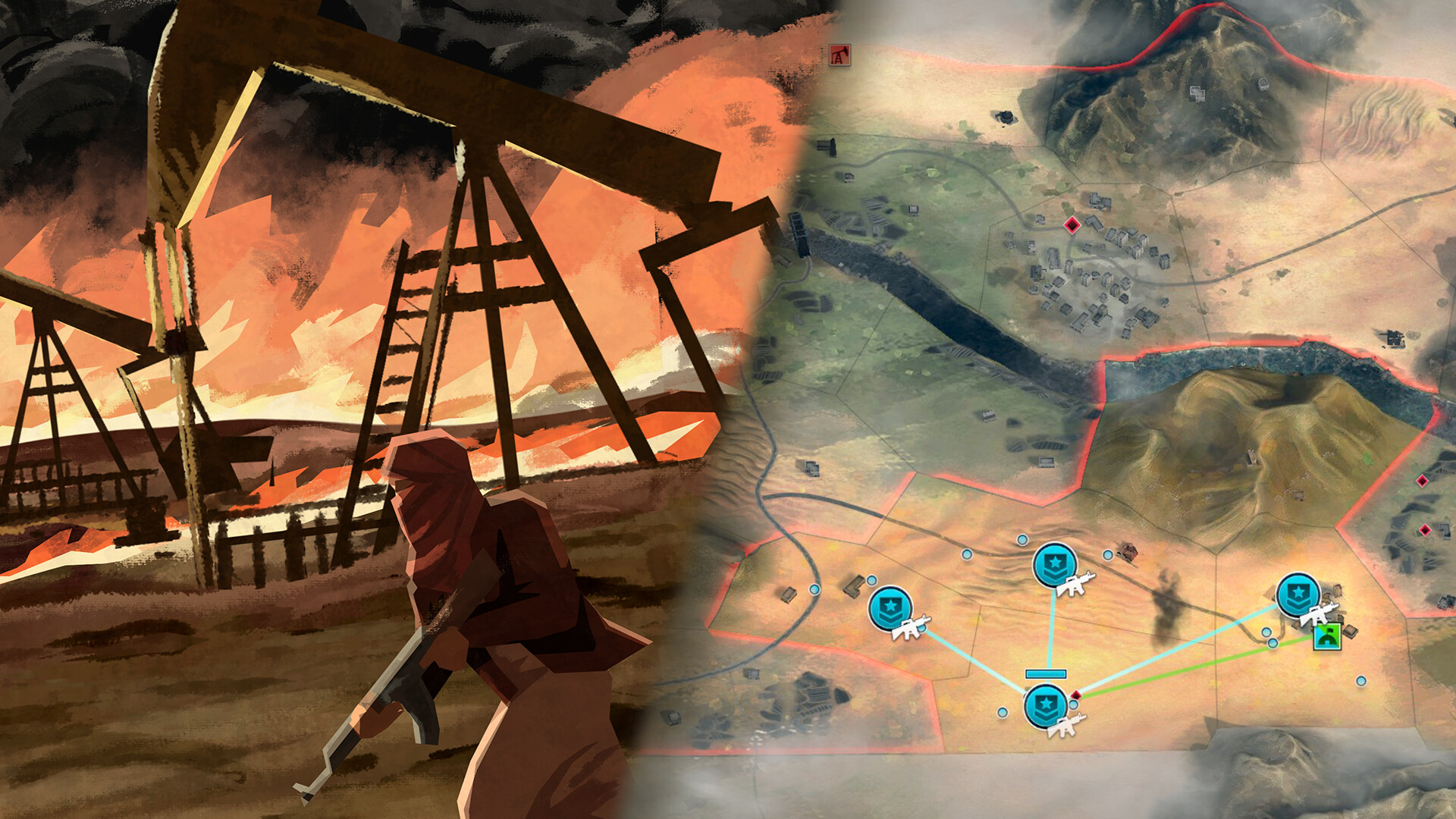 Rebel Inc: Escalation - Sand & Secrets screenshot 5