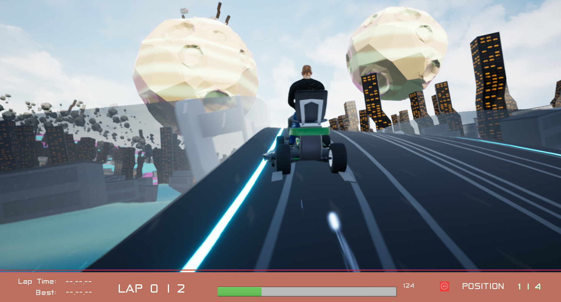 Lawnmower Game: Space Race screenshot 2