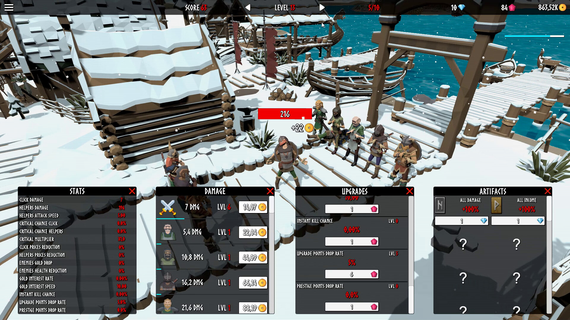Idle Vikings Clicker screenshot 5