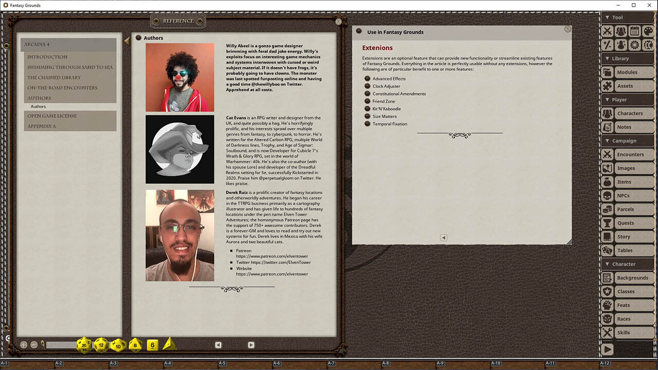 Fantasy Grounds - Arcadia Issue 004 screenshot 5