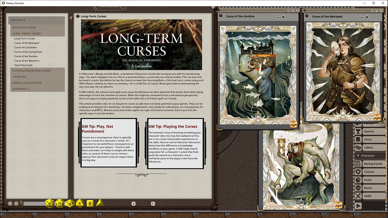 Fantasy Grounds - Arcadia Issue 005 screenshot 5