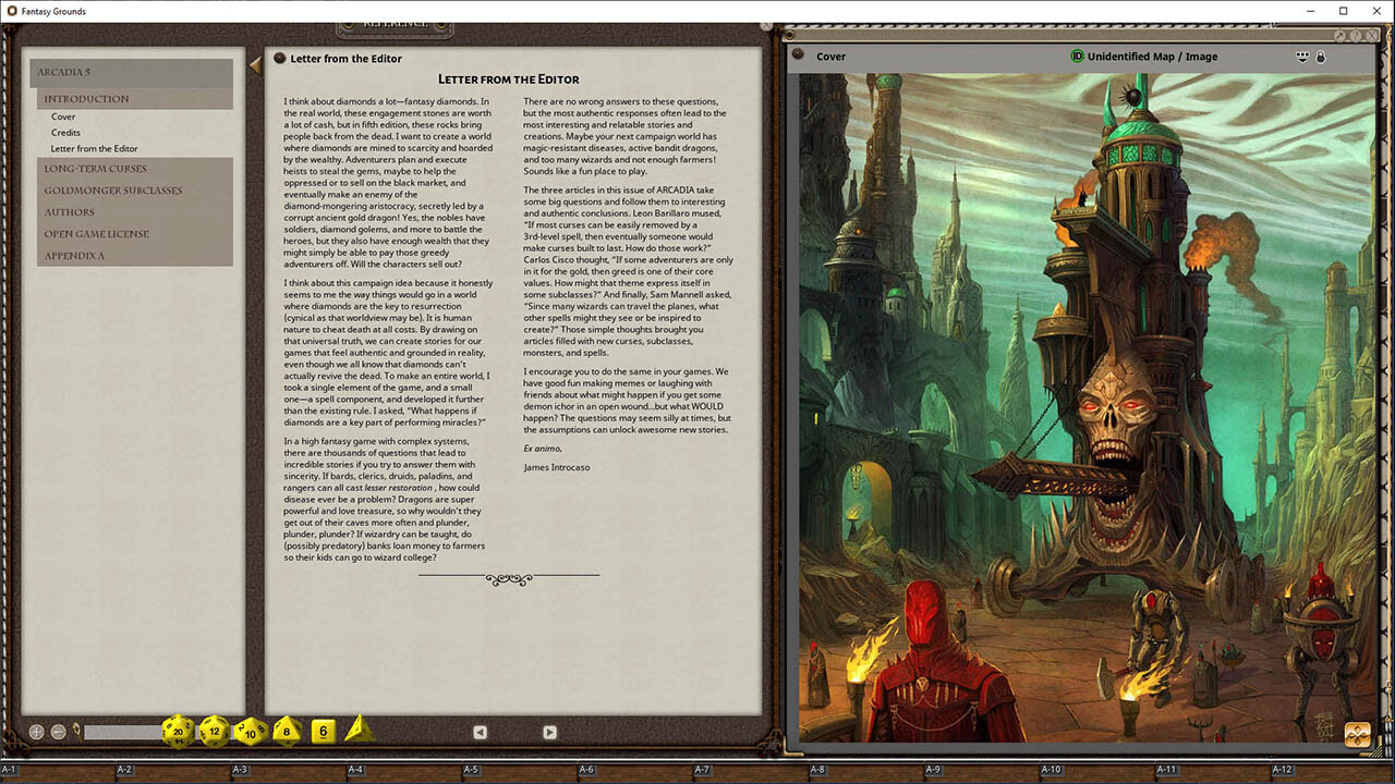 Fantasy Grounds - Arcadia Issue 005 screenshot 4