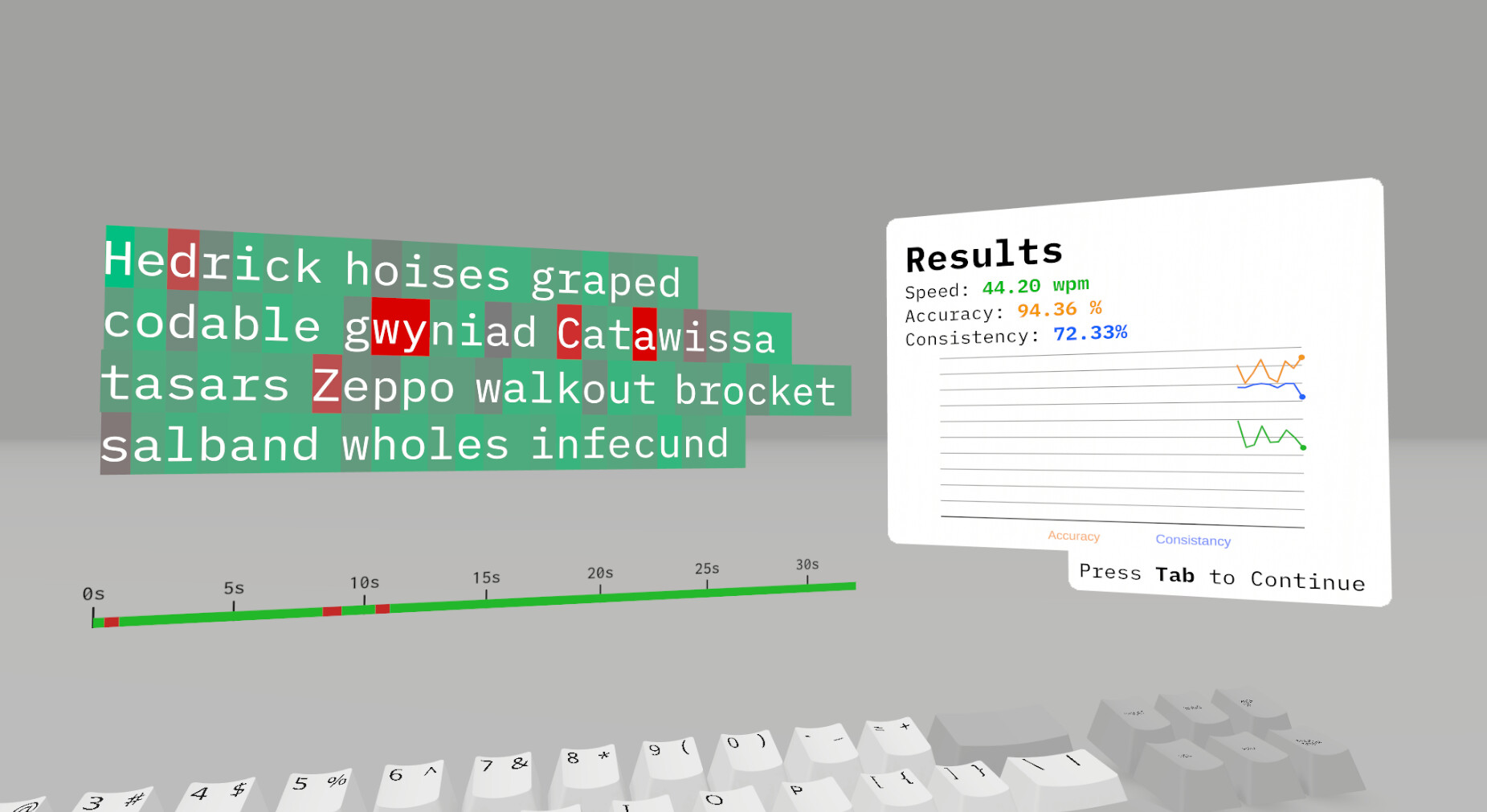 Typing Simulator screenshot 2