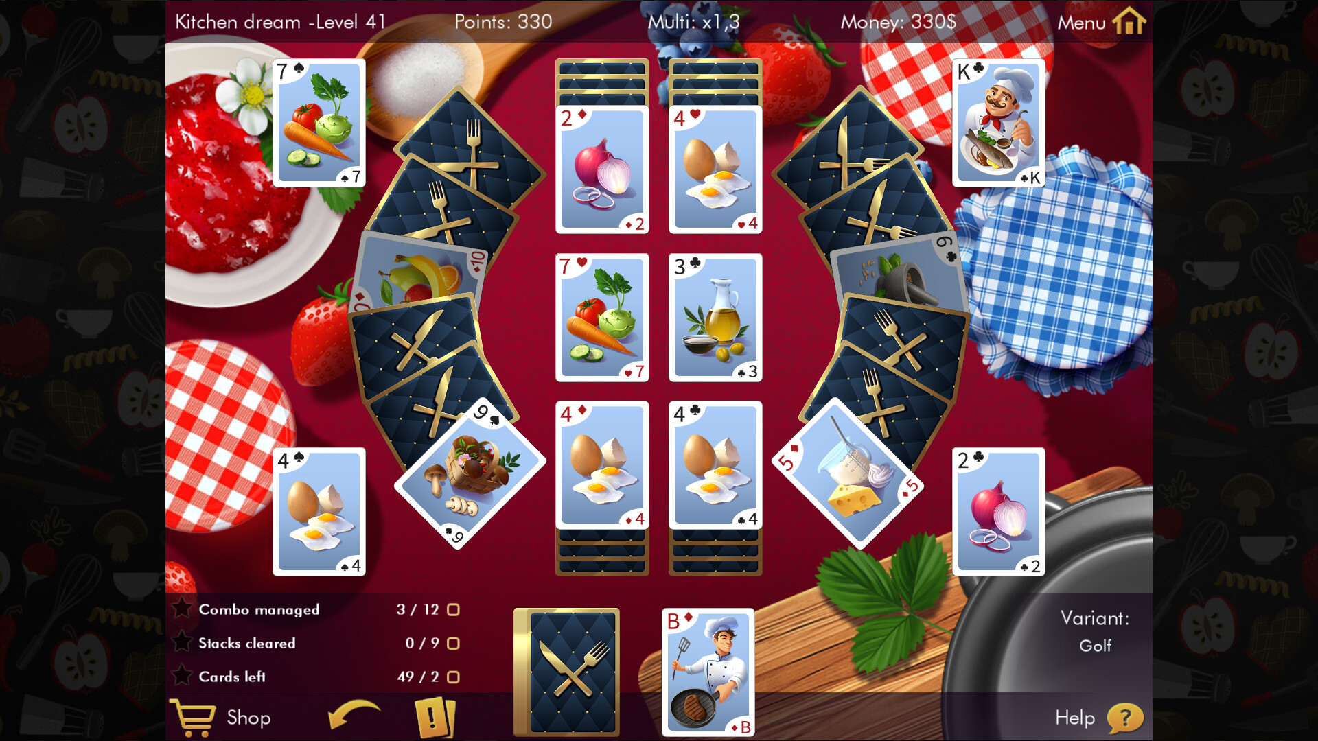 Delicious Solitaire screenshot 3
