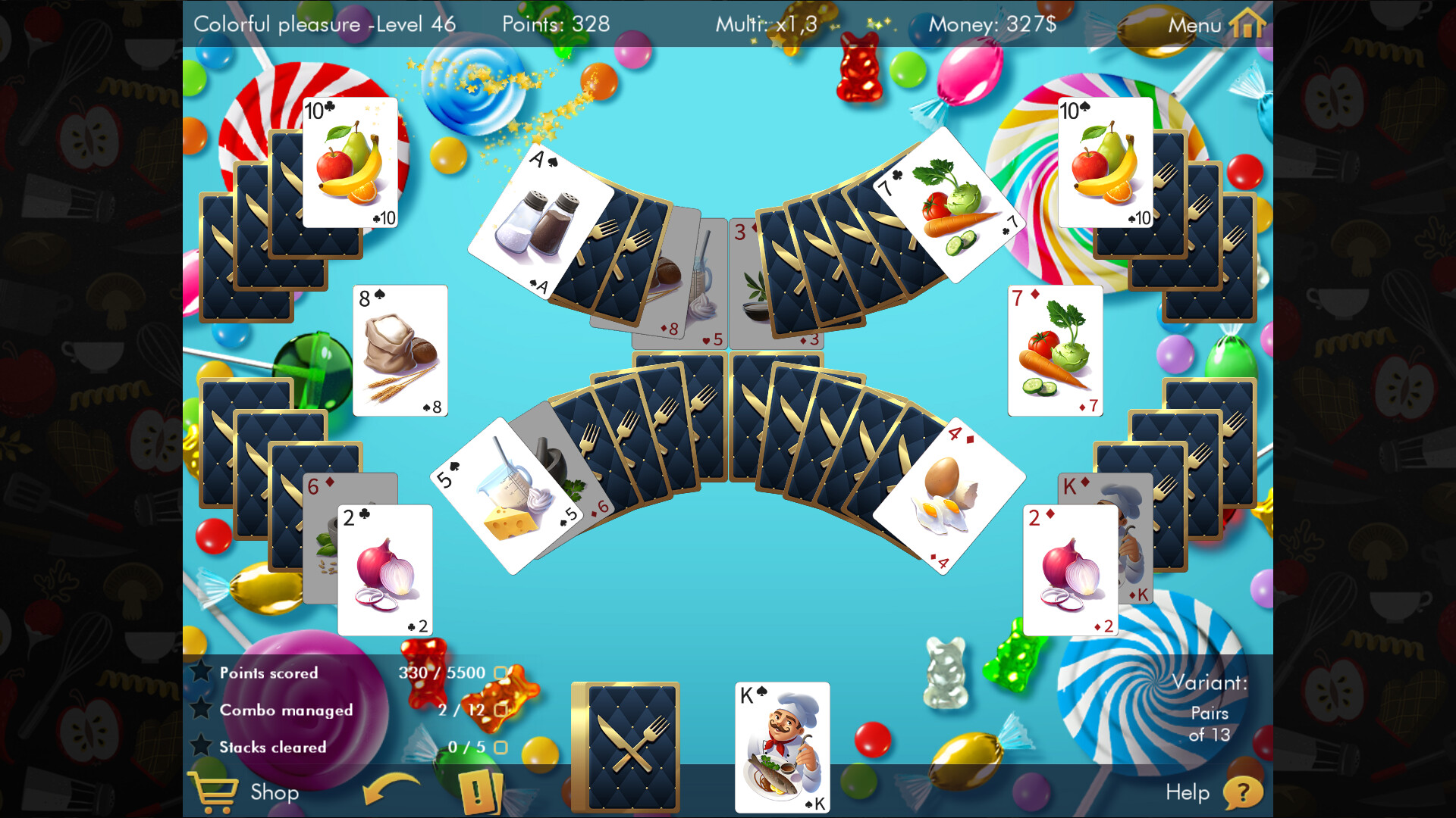 Delicious Solitaire screenshot 7