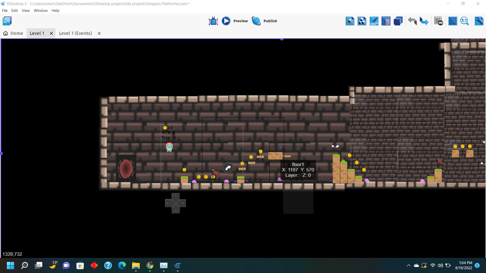 Basic Platformer screenshot 1