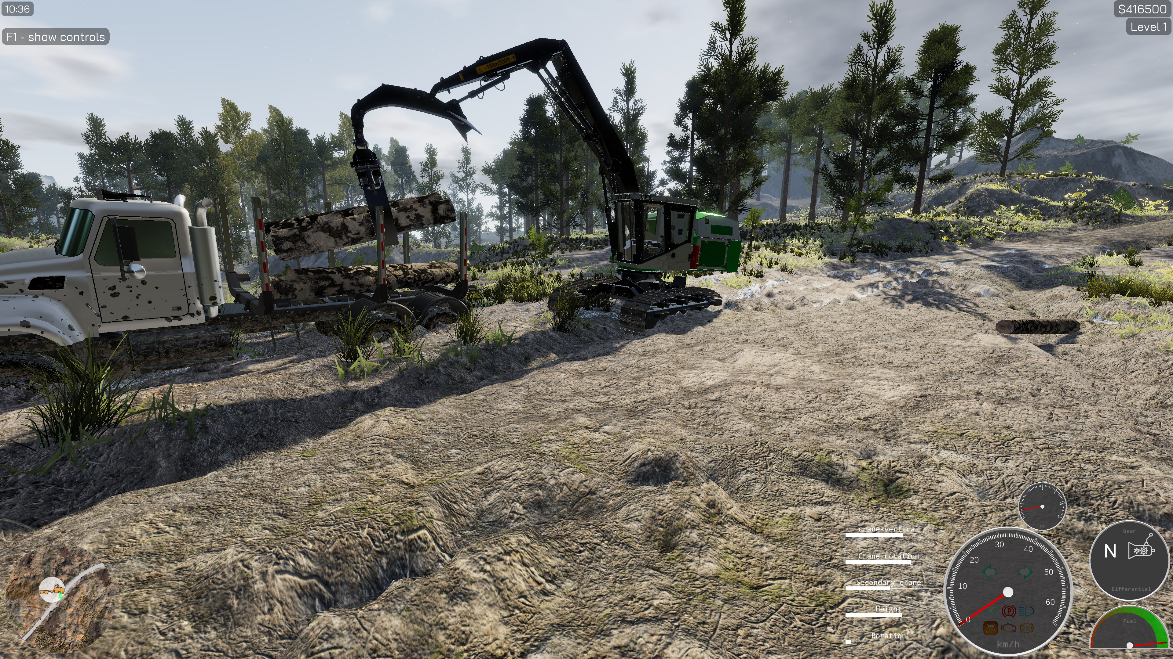 Lumberjack Simulator - Tracked loader screenshot 4