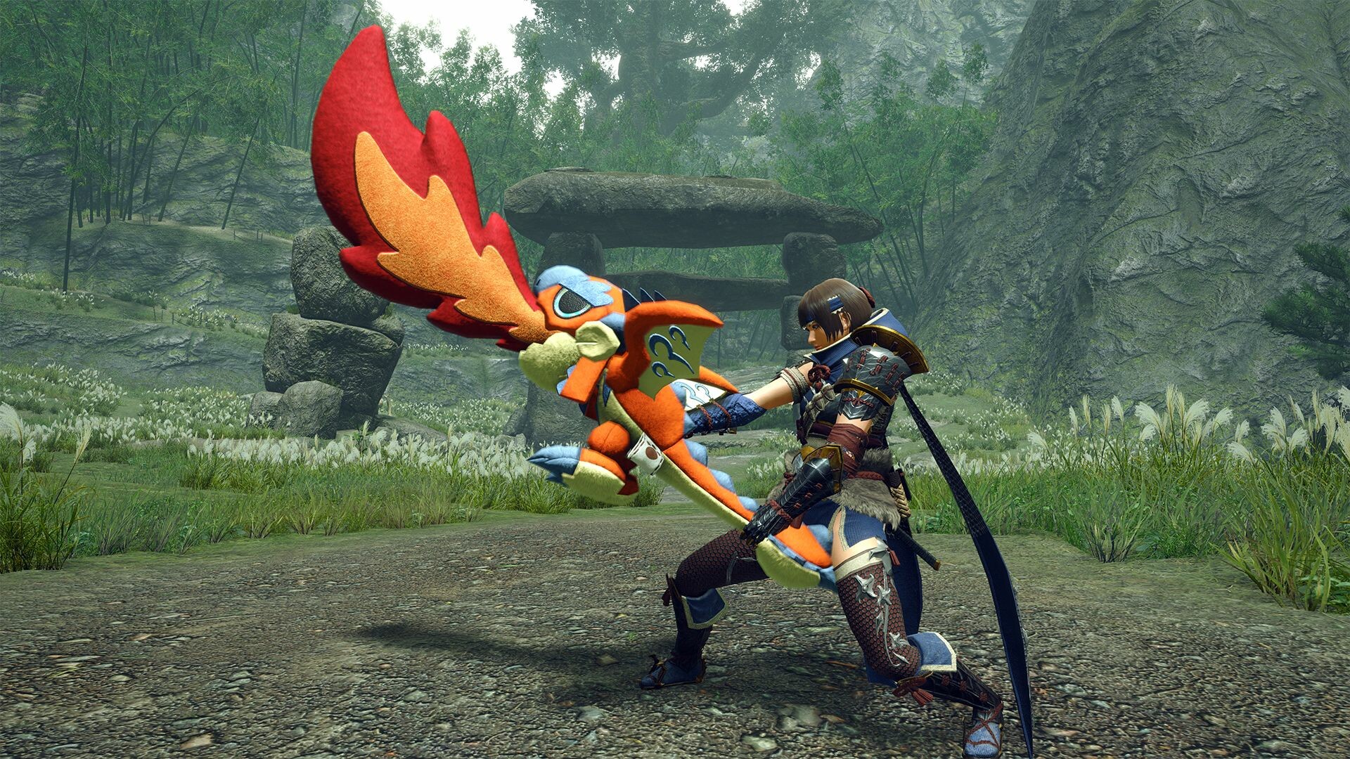 Steam：Monster Hunter Rise - 追加重ね着武器「ぬいぐるみレウス」(大剣)