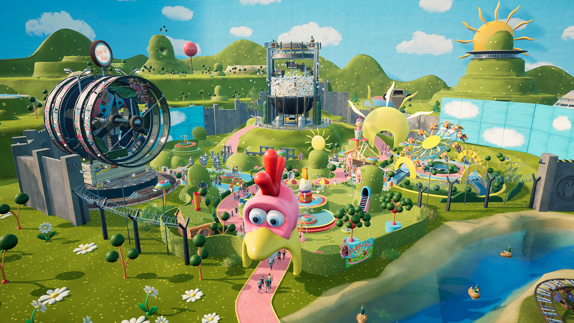 Park Beyond - Chicken Run: Dawn of the Nugget - Theme World screenshot 8