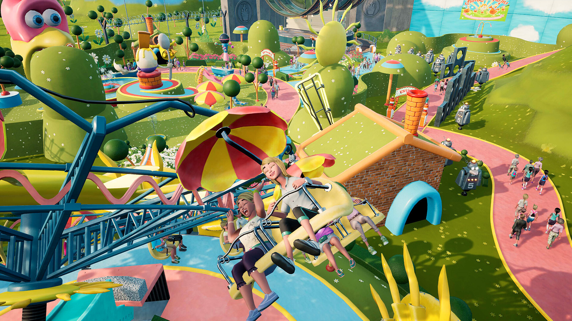 Park Beyond - Chicken Run: Dawn of the Nugget - Theme World screenshot 9