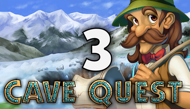 Jeu Cave Quest DELUXE - PC Windows XP / Vista / 7 / 8 - Neuf Sous Scellé - Genre 3-Gewinnt