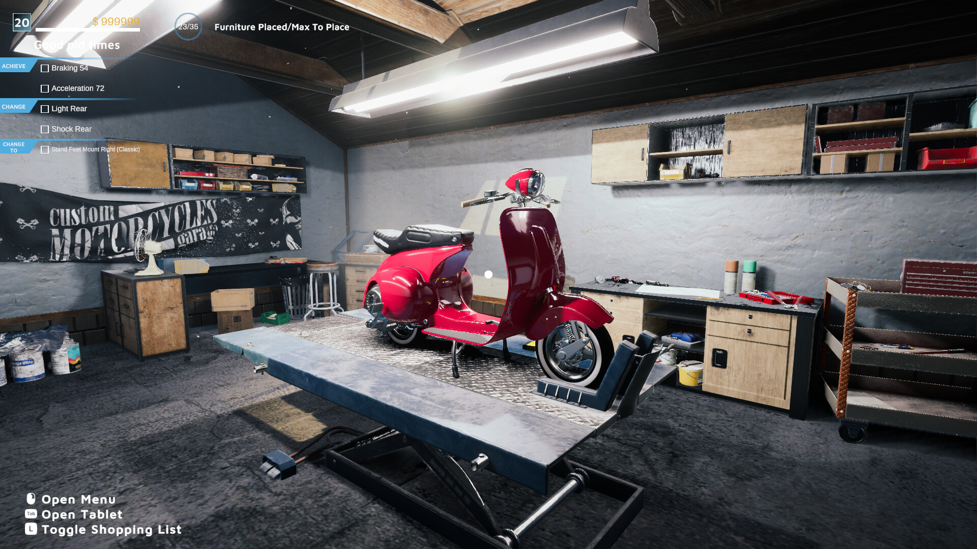 Motorcycle Mechanic Simulator 2021 - Scooter DLC screenshot 1