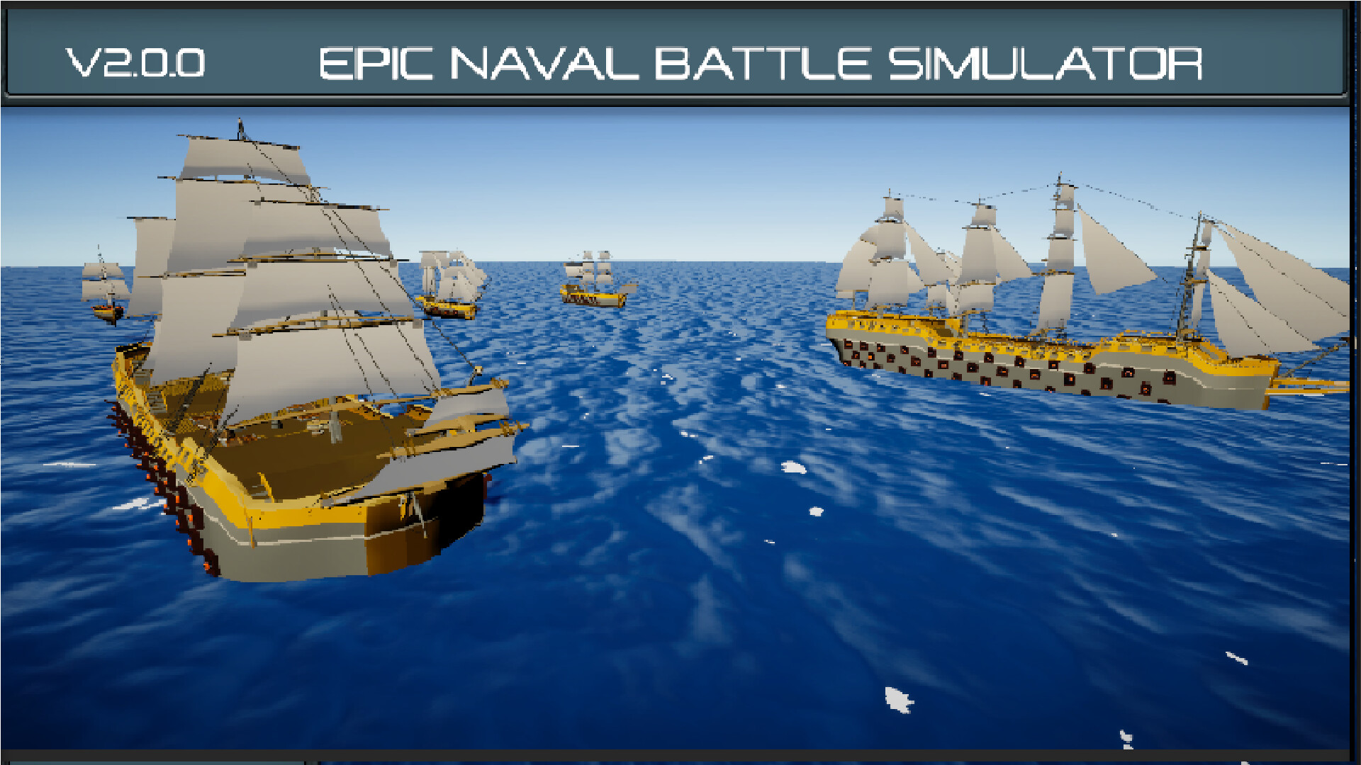 Epic Naval Battle Simulator screenshot 1