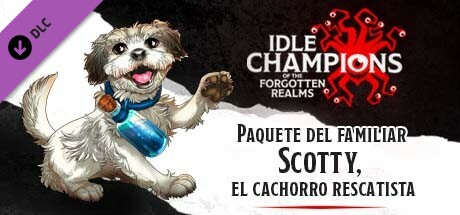 Paquete del familiar Scotty, el cachorro rescatista