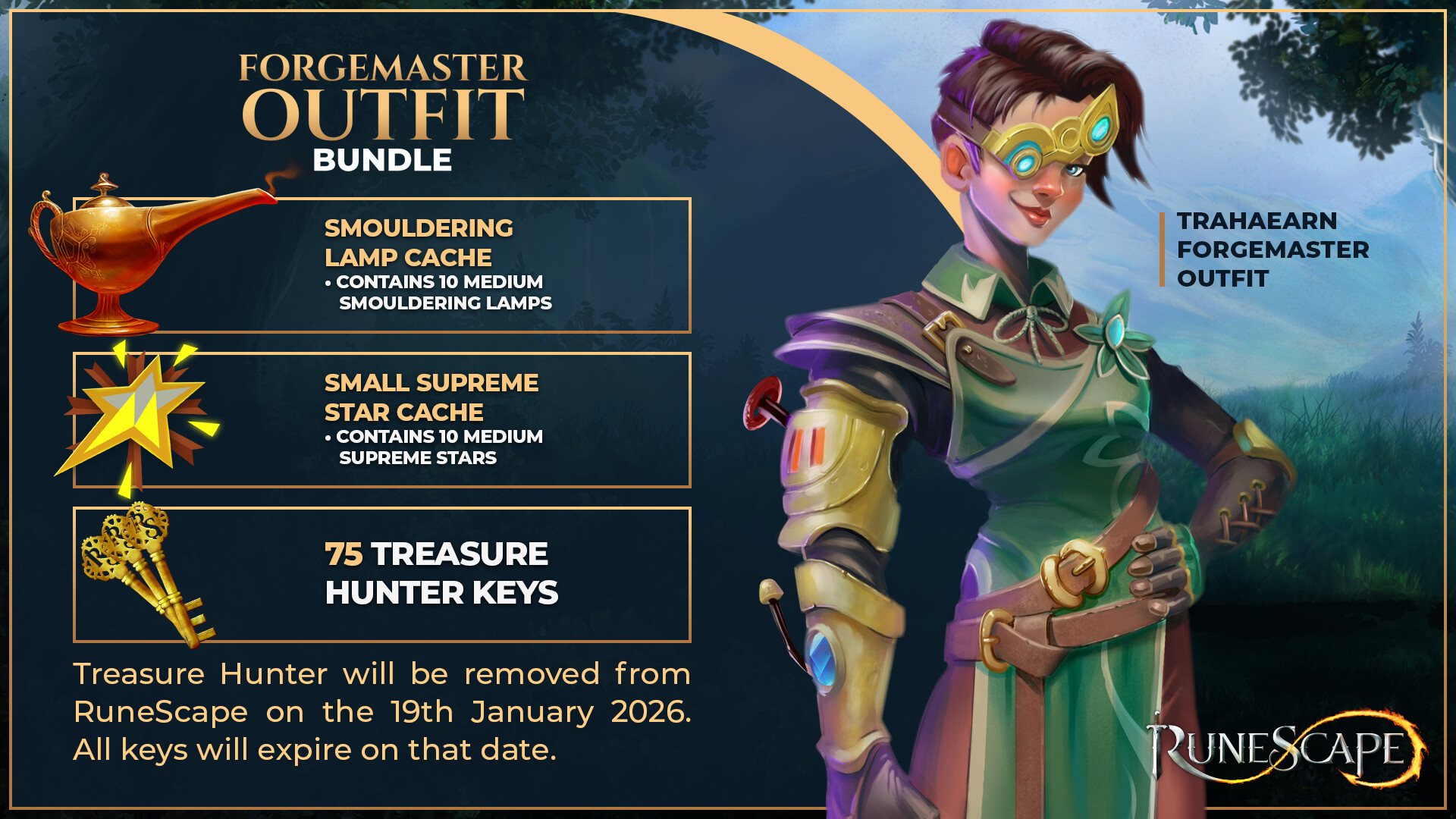 RuneScape Forgemaster Outfit Bundle screenshot 1