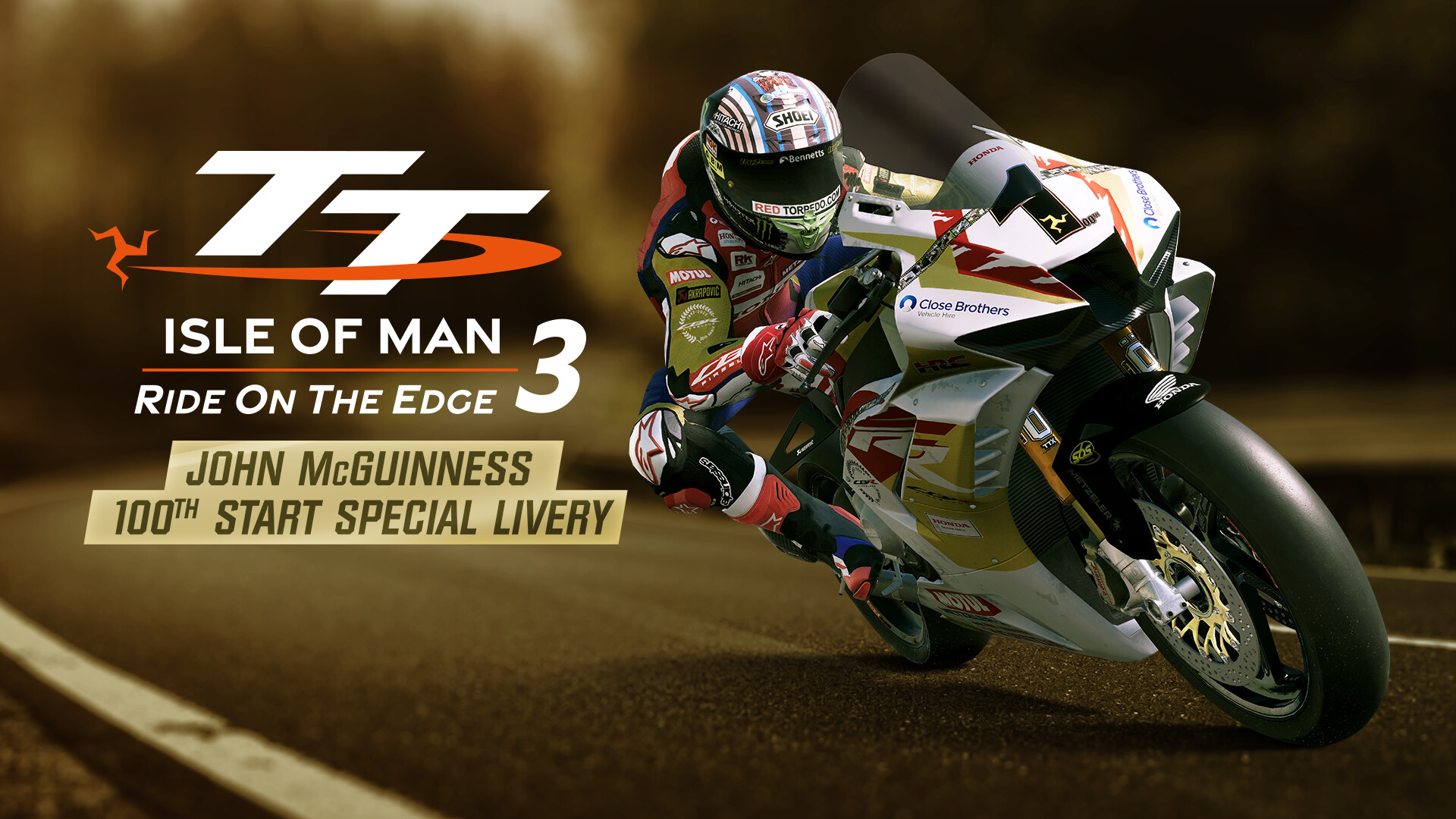 TT Isle Of Man 3 - John McGuiness 100th Start Livery screenshot 1