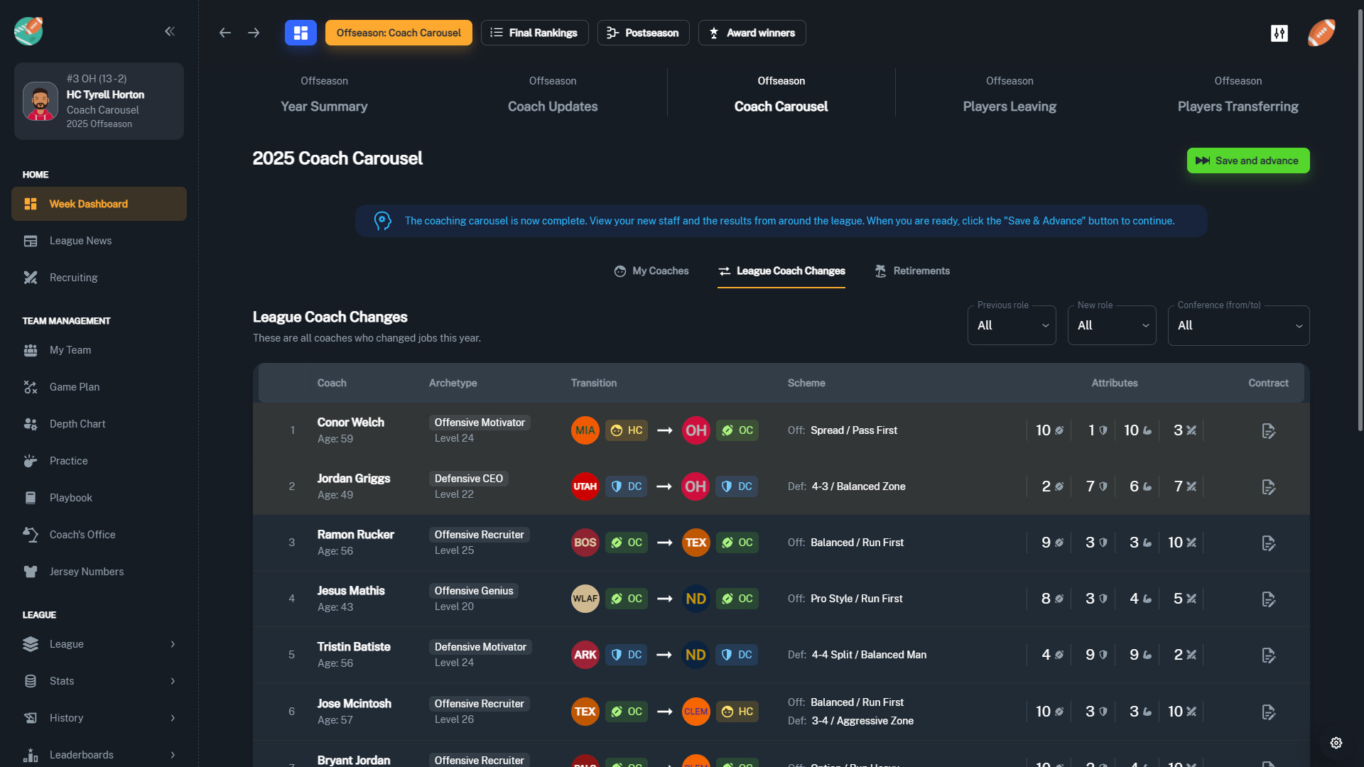 Football Coach: College Dynasty screenshot 25