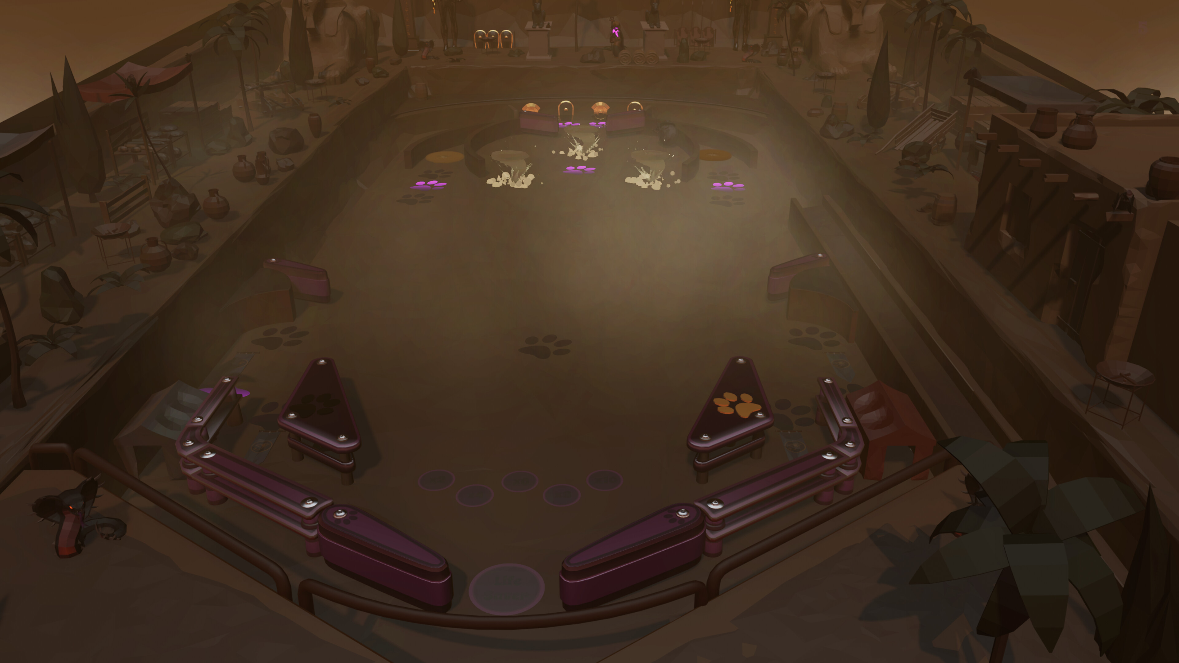Roxy Raccoon's Pinball Panic - Epic Egypt screenshot 1