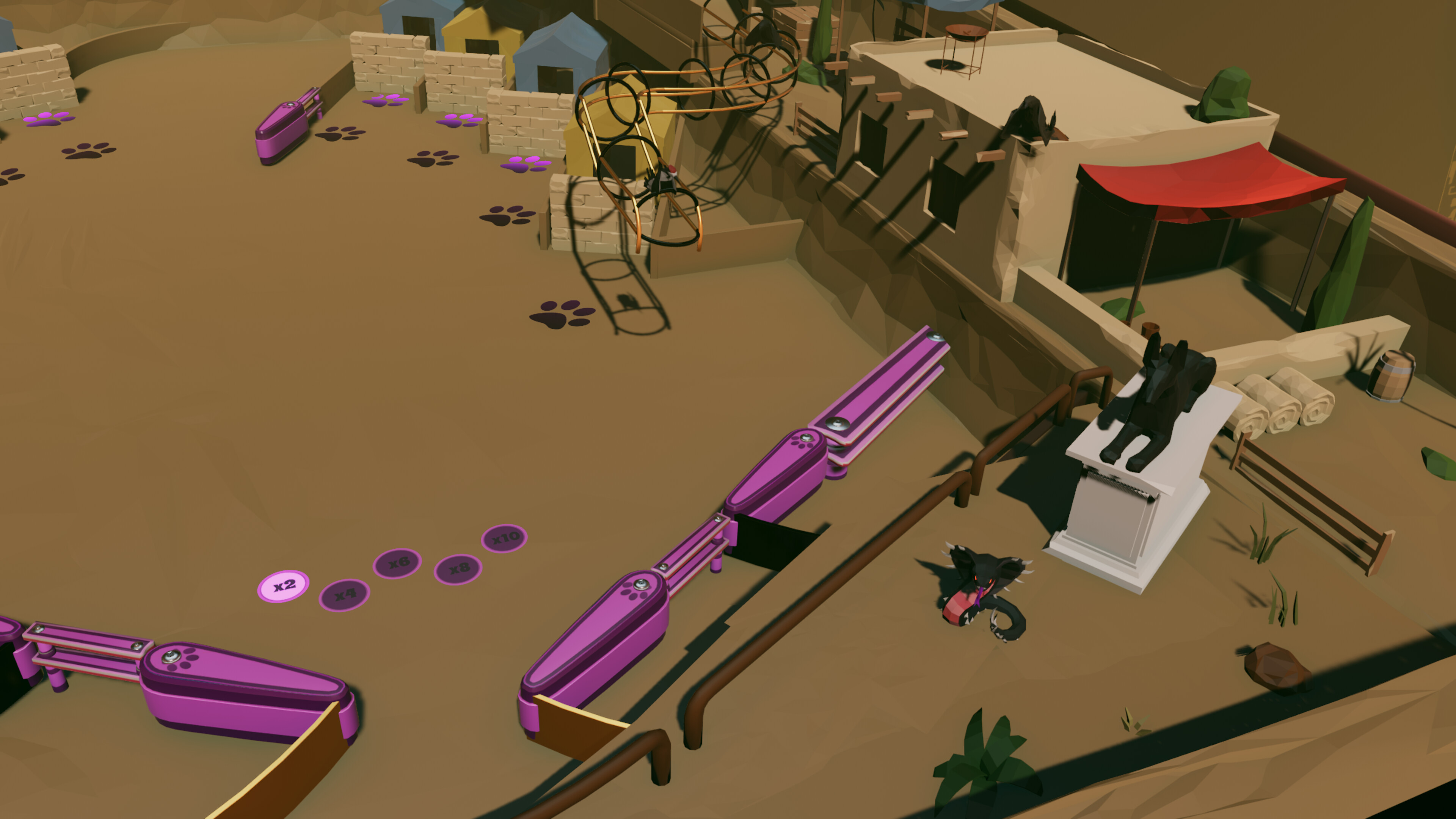 Roxy Raccoon's Pinball Panic - Epic Egypt screenshot 13