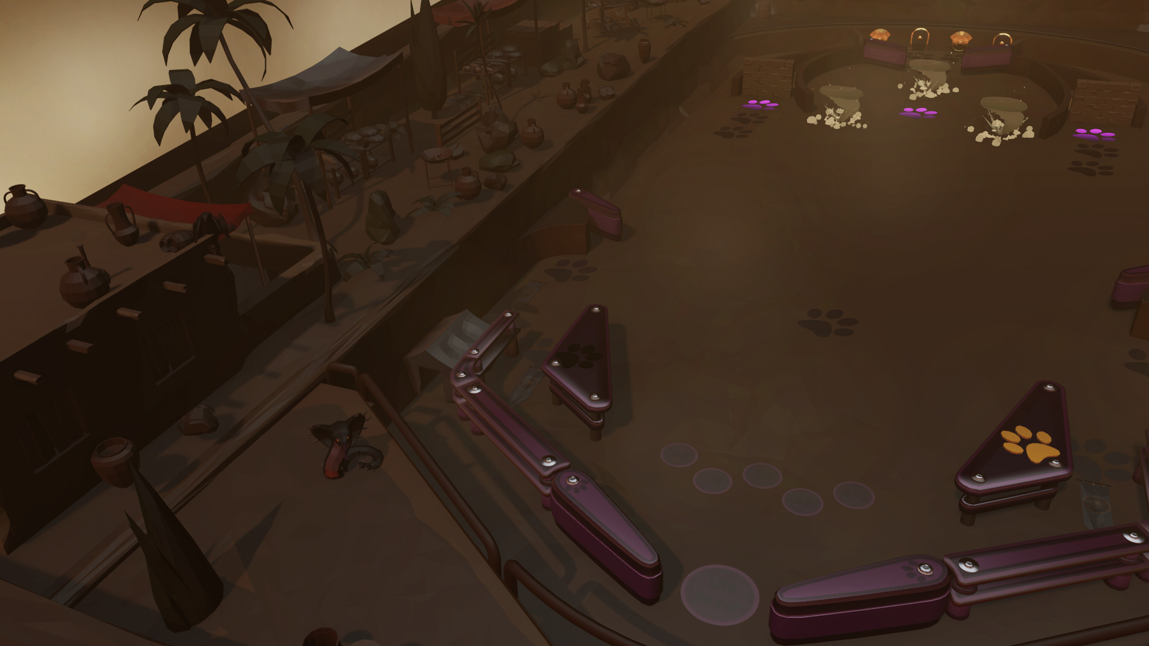 Roxy Raccoon's Pinball Panic - Epic Egypt screenshot 2