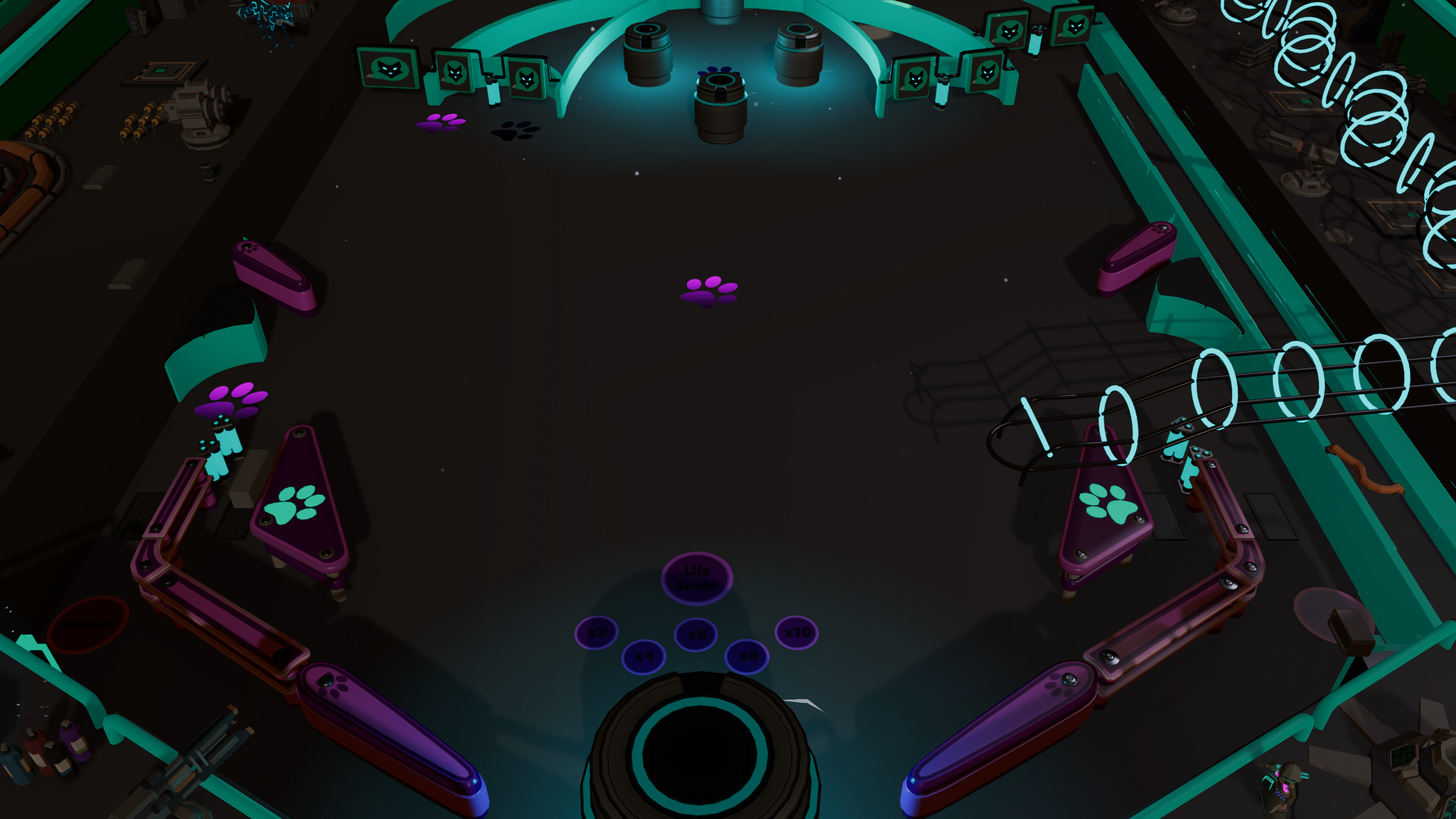 Roxy Raccoon's Pinball Panic - Space Spectacular screenshot 9