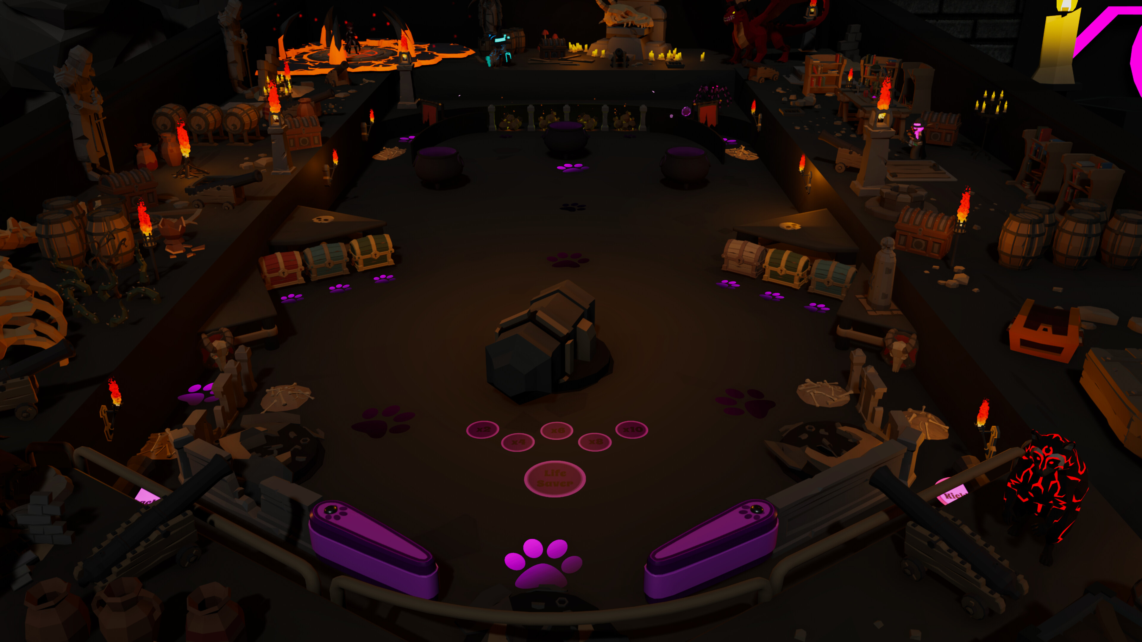 Roxy Raccoon's Pinball Panic - Medieval Mayhem screenshot 1