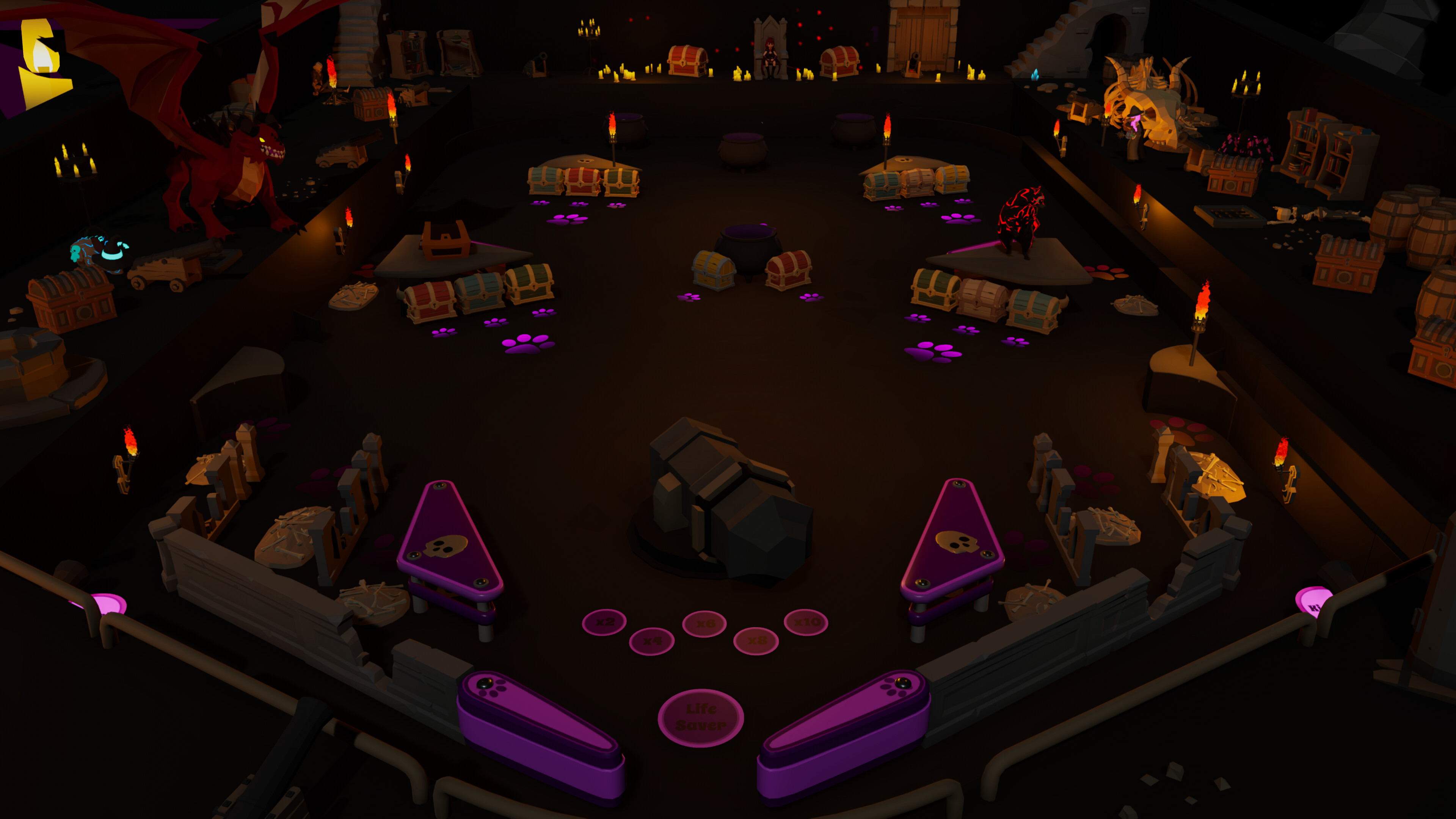Roxy Raccoon's Pinball Panic - Medieval Mayhem screenshot 9
