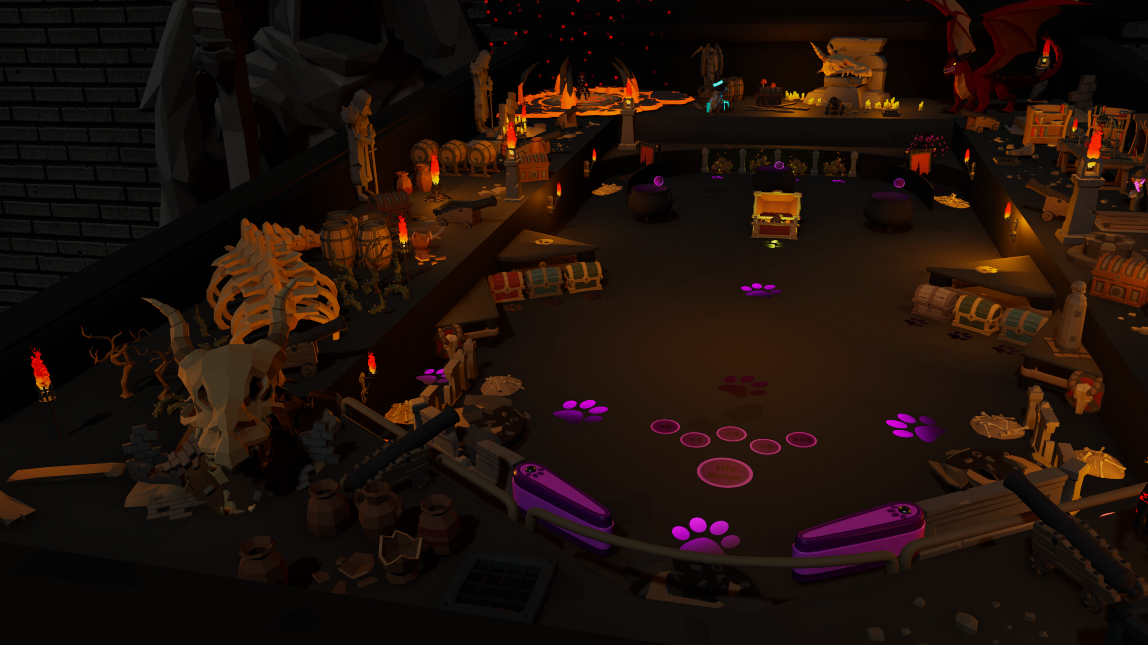 Roxy Raccoon's Pinball Panic - Medieval Mayhem screenshot 5