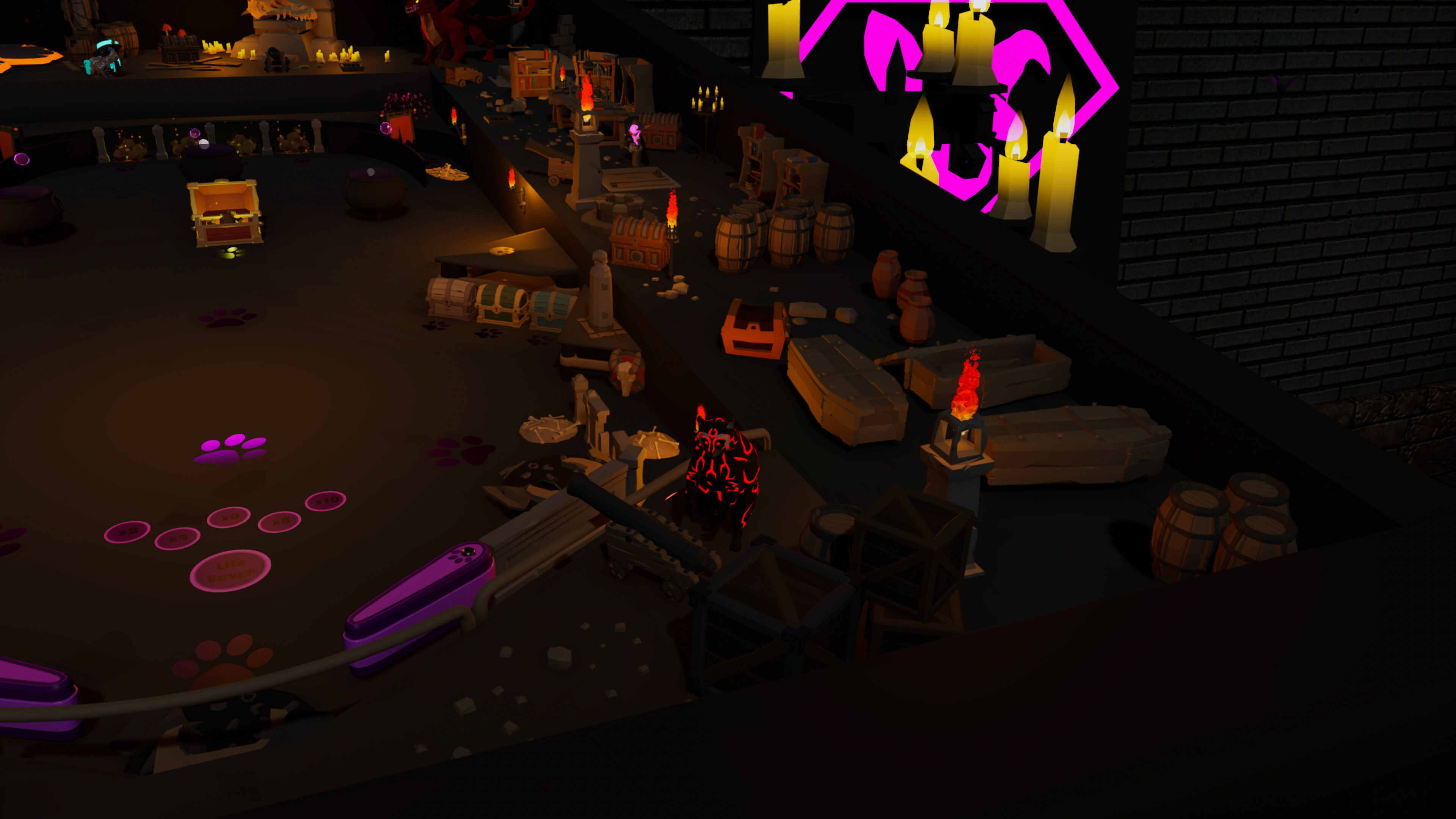 Roxy Raccoon's Pinball Panic - Medieval Mayhem screenshot 4