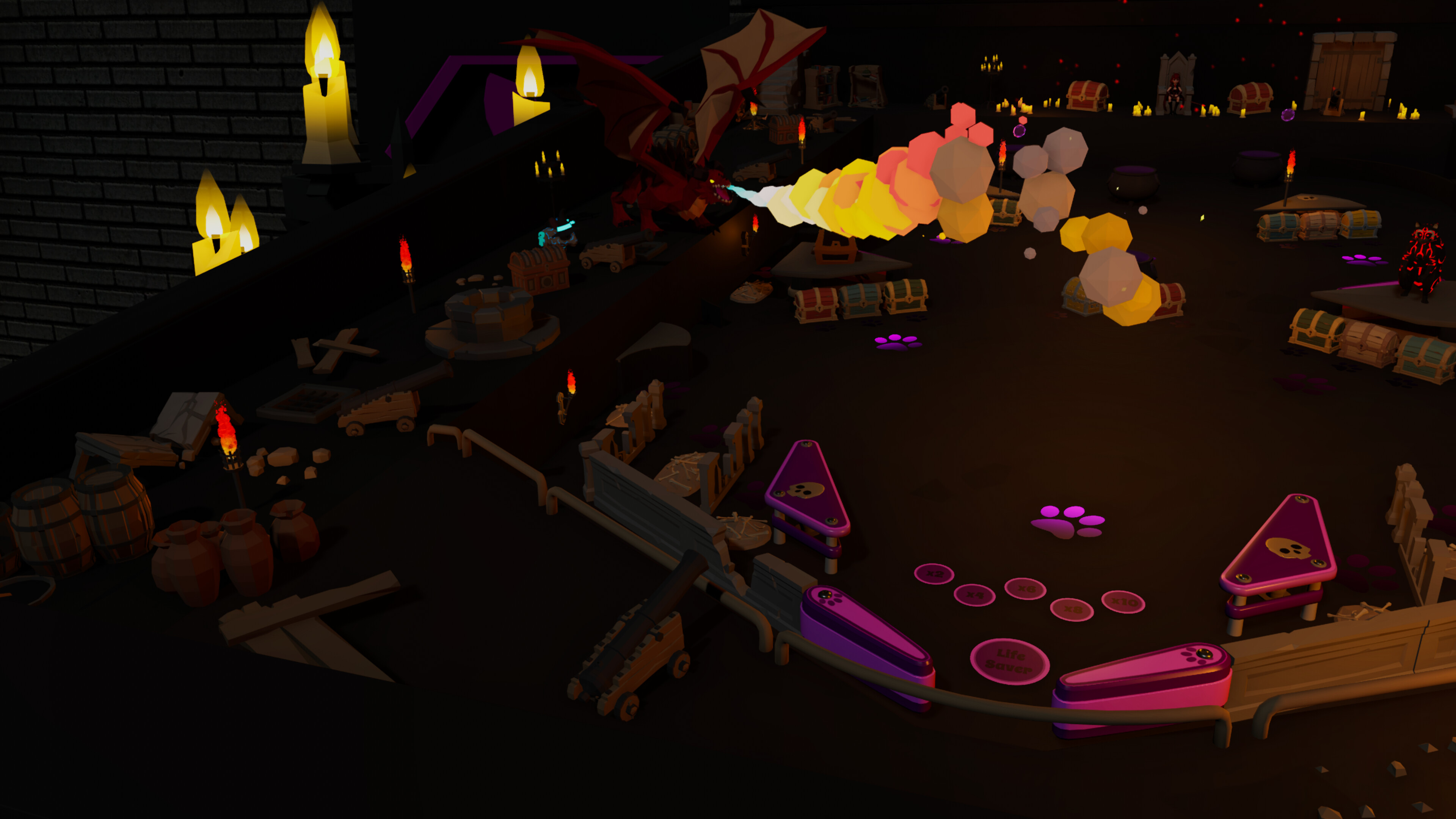 Roxy Raccoon's Pinball Panic - Medieval Mayhem screenshot 10