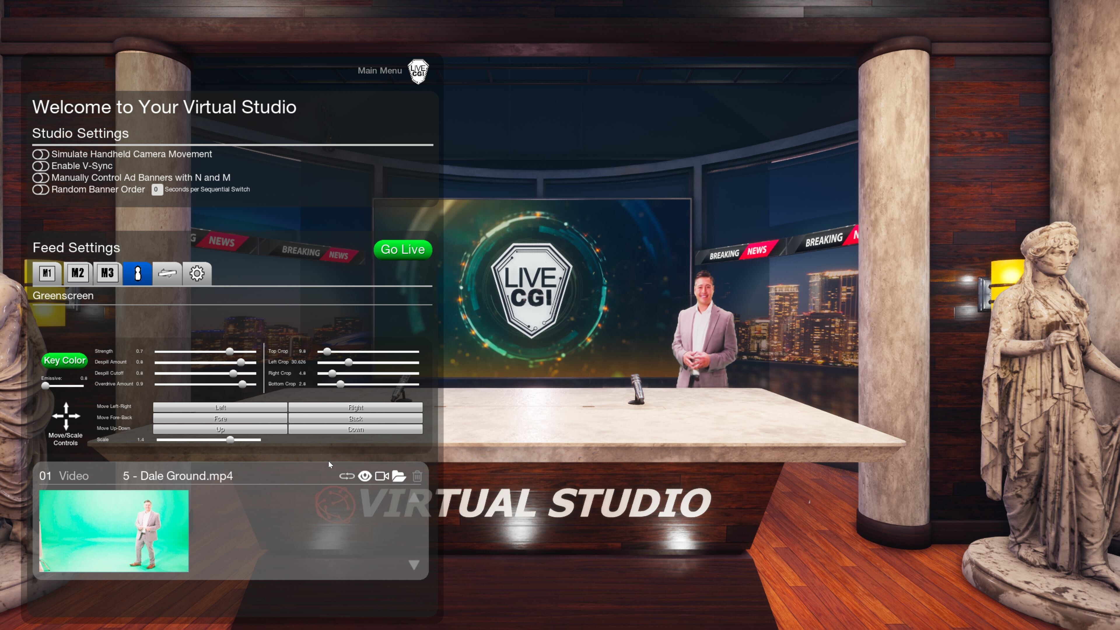 Live CGI Virtual Studio screenshot 4