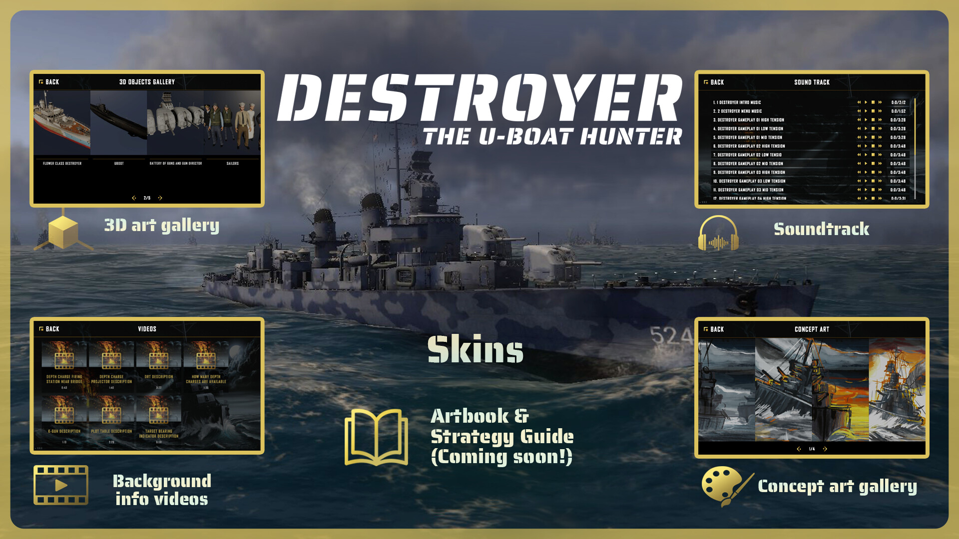 Destroyer: The U-Boat Hunter - Supporter Pack screenshot 1