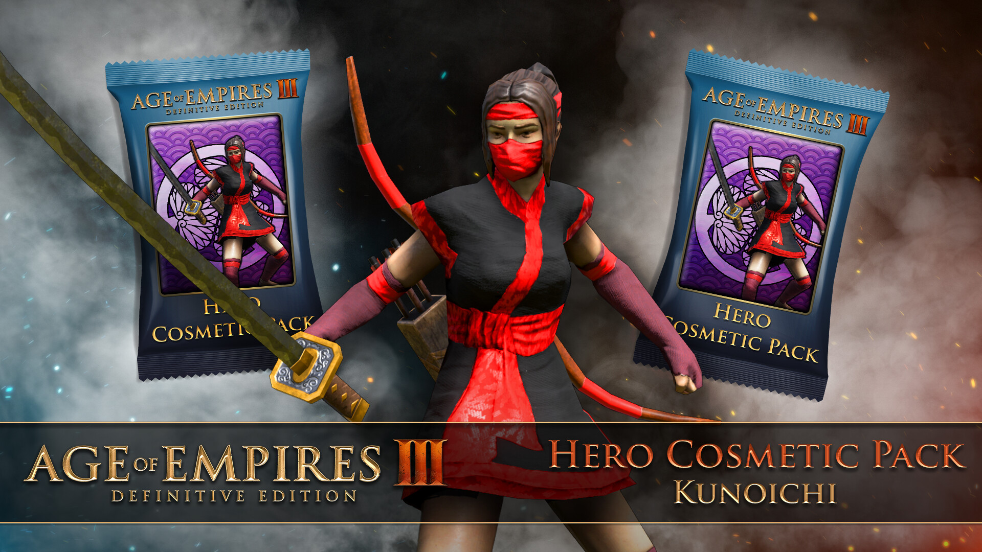 Age of Empires III: Definitive Edition – Hero Cosmetic Pack – Kunoichi screenshot 1