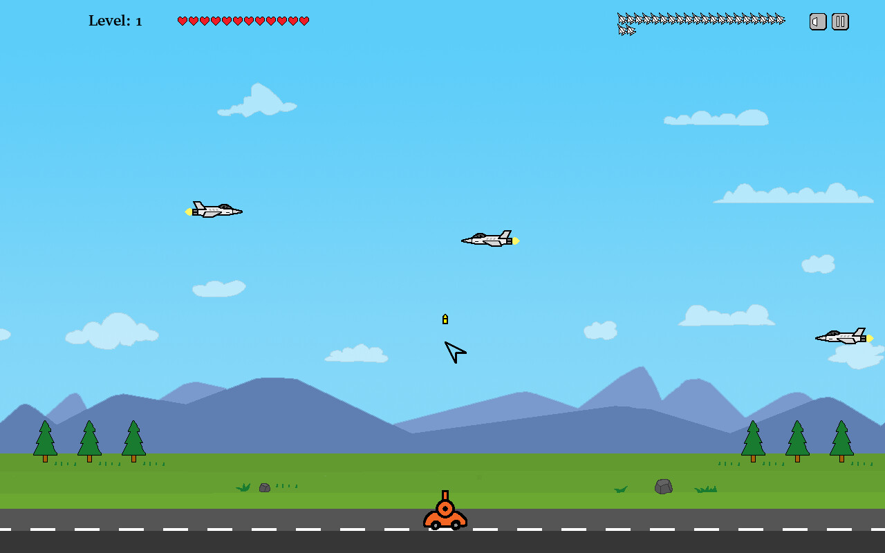 Cannon Shoot Plane screenshot 1
