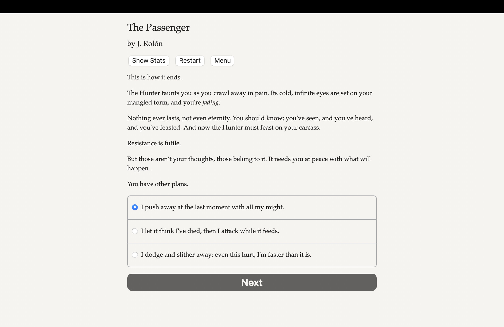 The Passenger screenshot 6