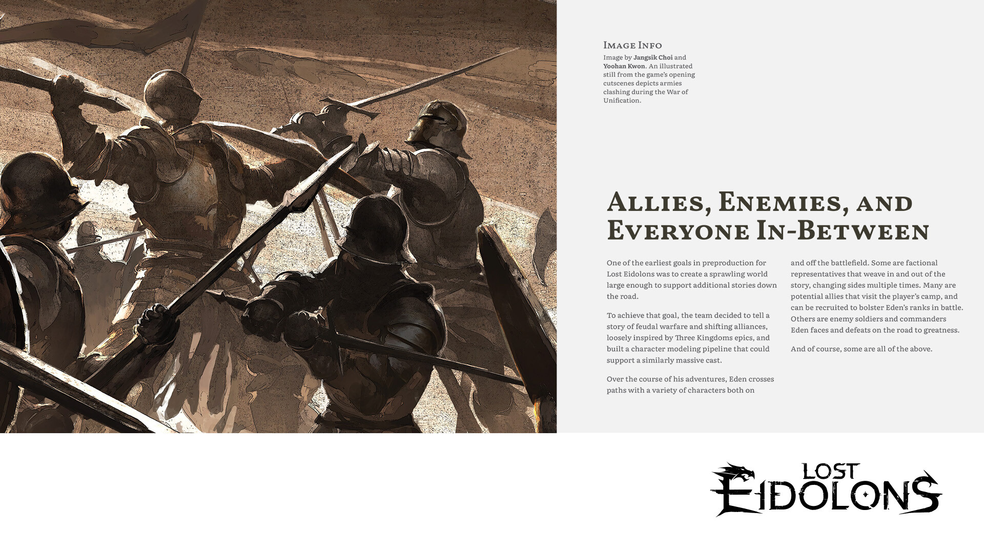 Lost Eidolons - Artbook & World Map screenshot 8