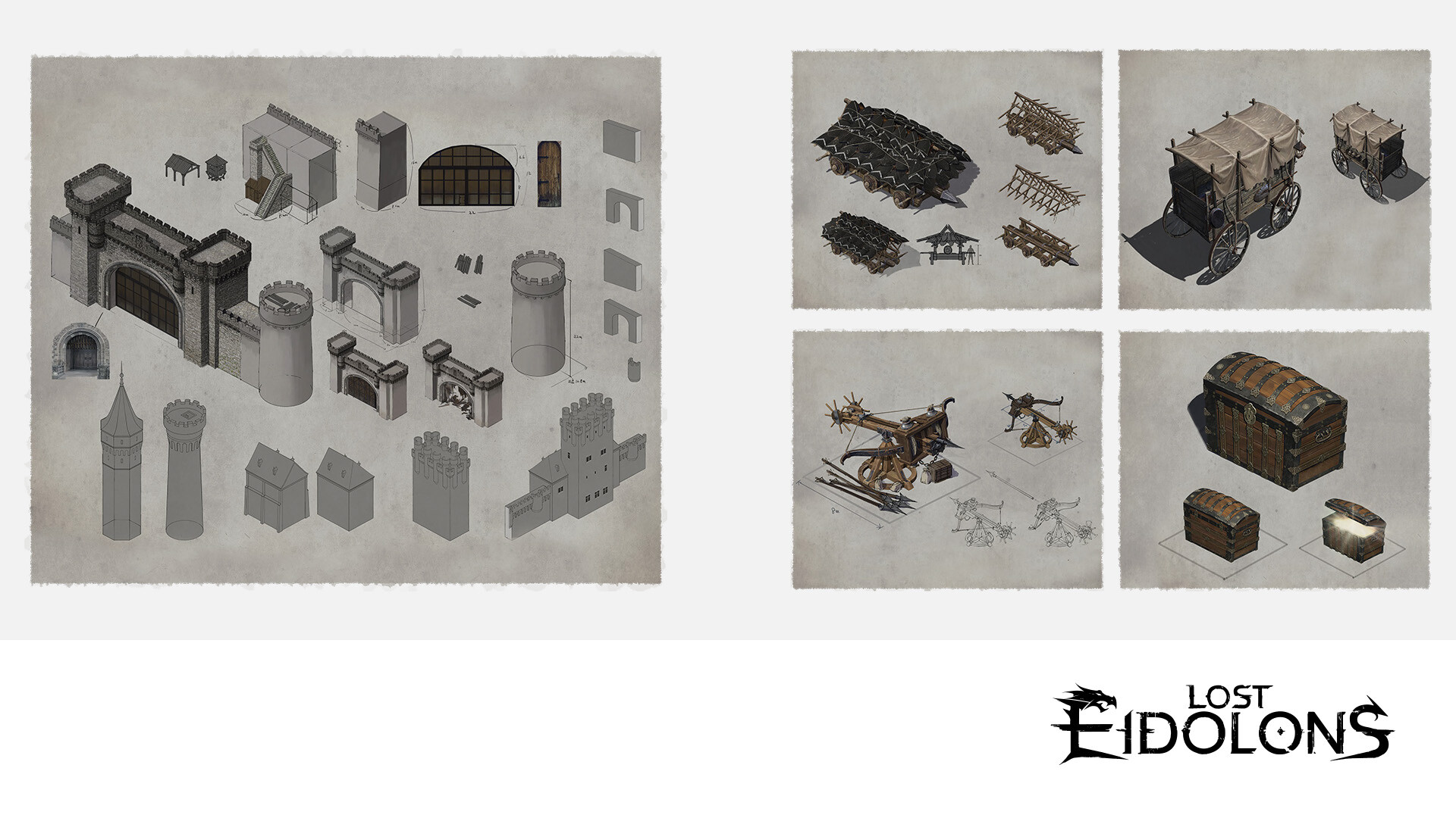 Lost Eidolons - Artbook & World Map screenshot 9