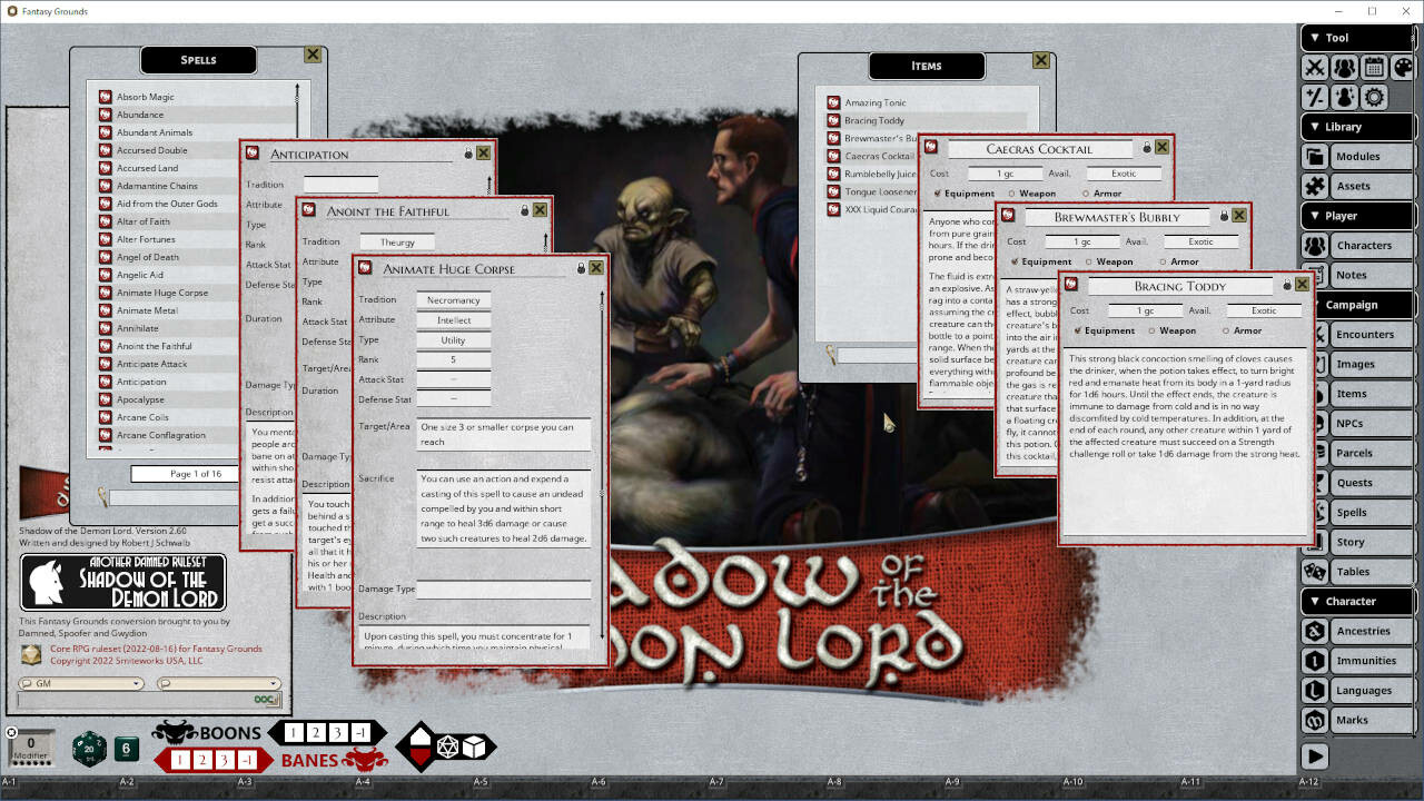 Fantasy Grounds - Occult Philosophy screenshot 3