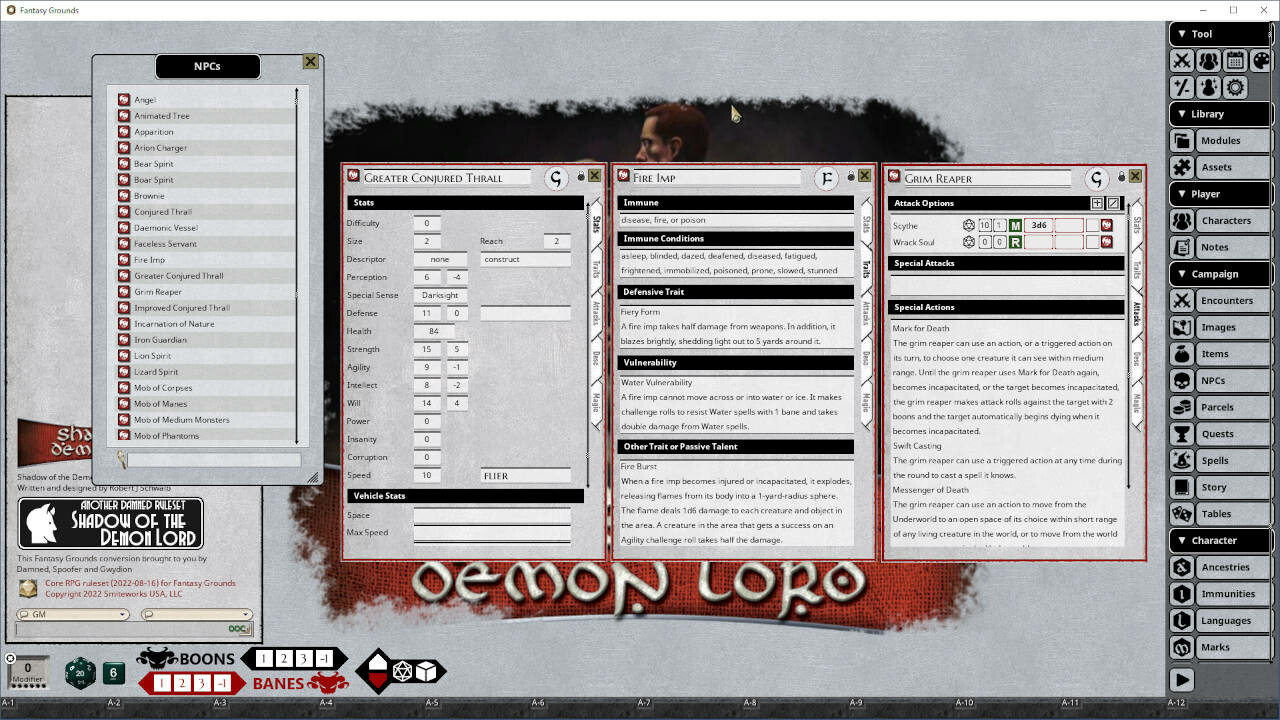 Fantasy Grounds - Occult Philosophy screenshot 1