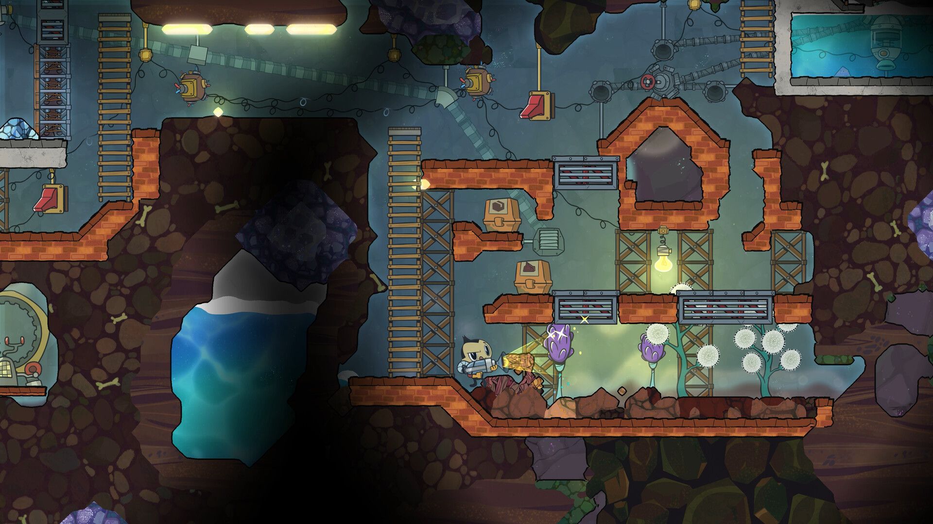 Klei's Away Team: Deep Physics and Base-Building in Oxygen Not Included's Universe