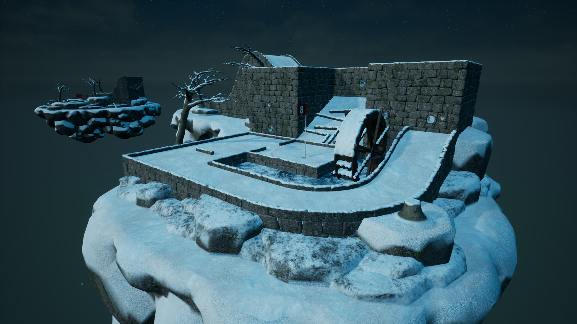 Golfing In Aether - Winter screenshot 5