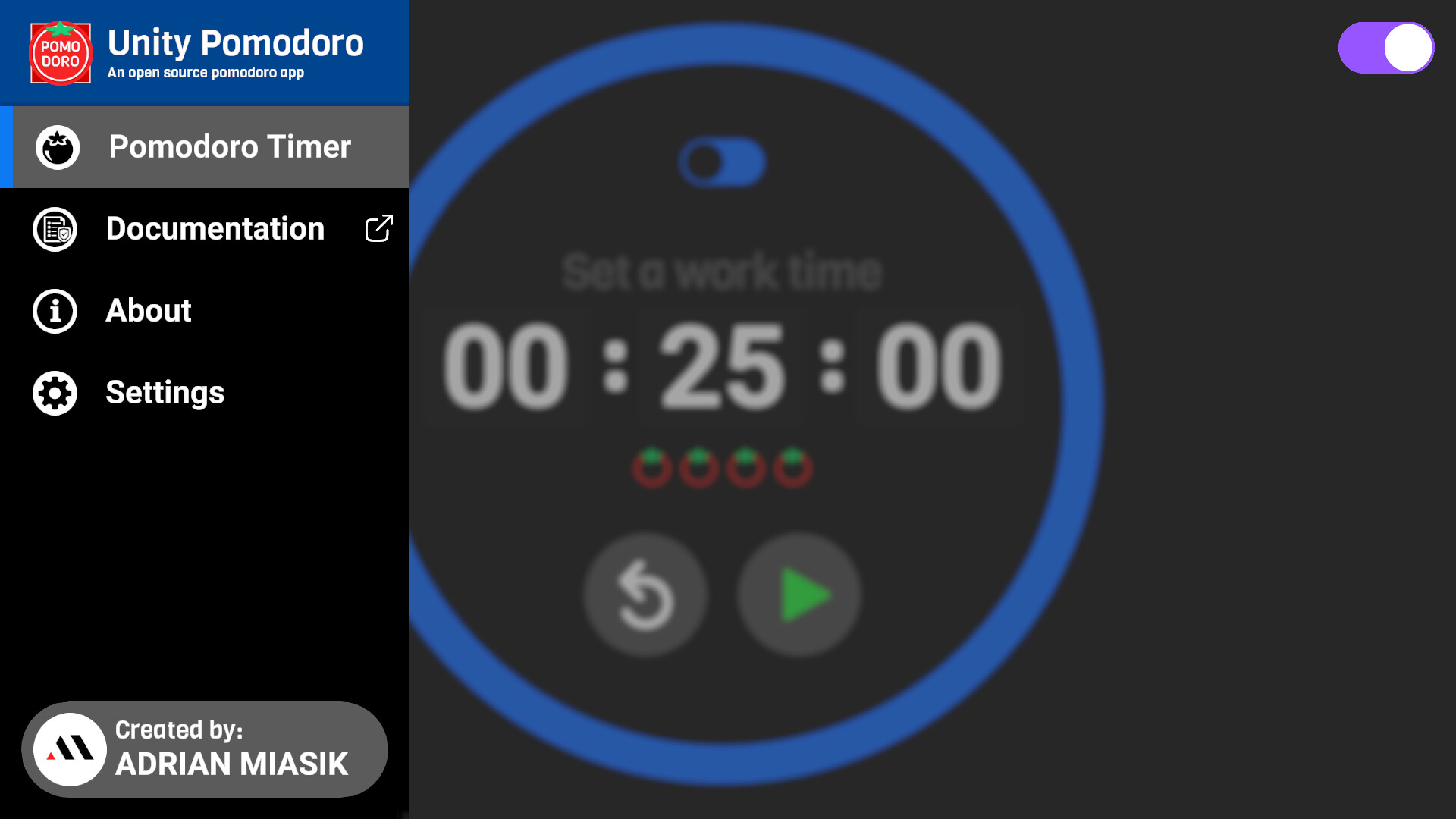 Unity Pomodoro screenshot 2