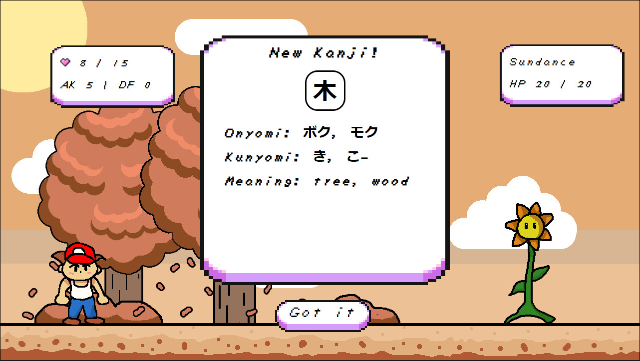 Kanji RPG screenshot 1
