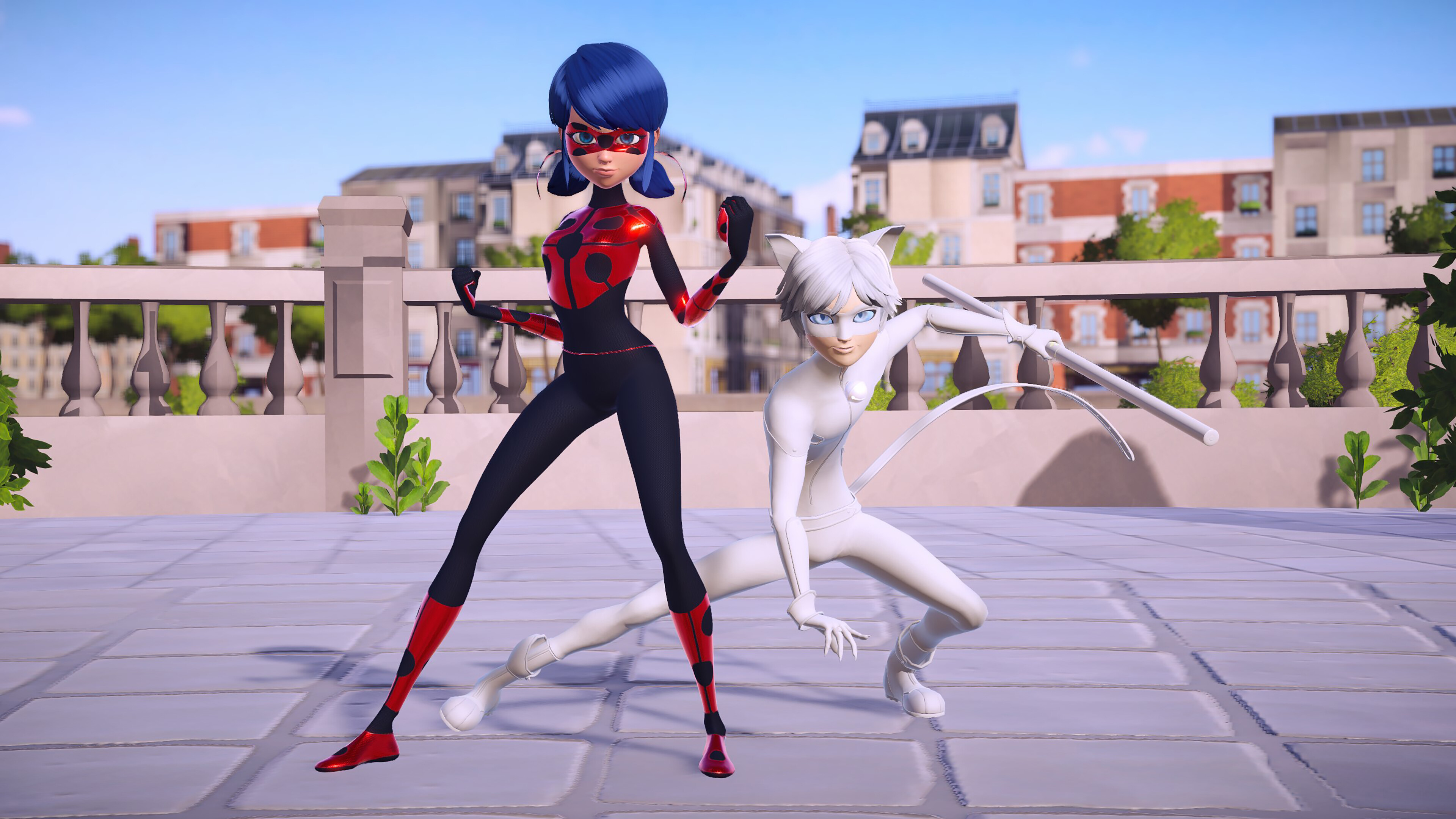 Miraculous: Rise of the Sphinx Cat Noir and Ladybug Costume Pack screenshot 2