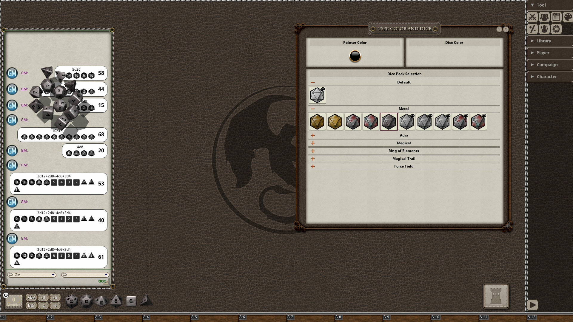 Fantasy Grounds - Metal Dice Pack screenshot 6